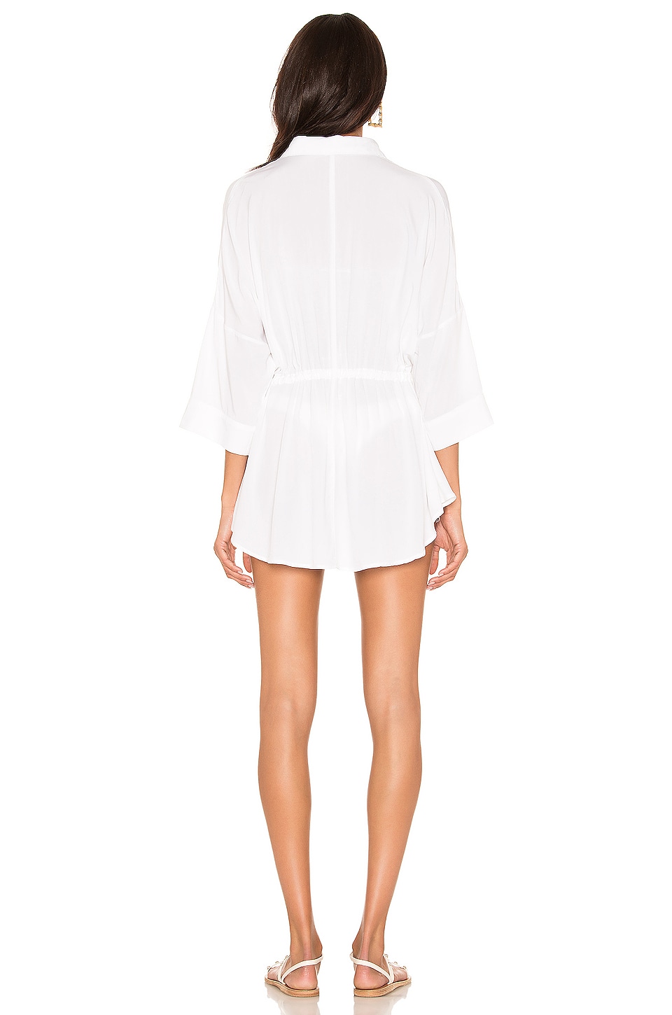 Shop L*space Pacifica Shirt Dress In White