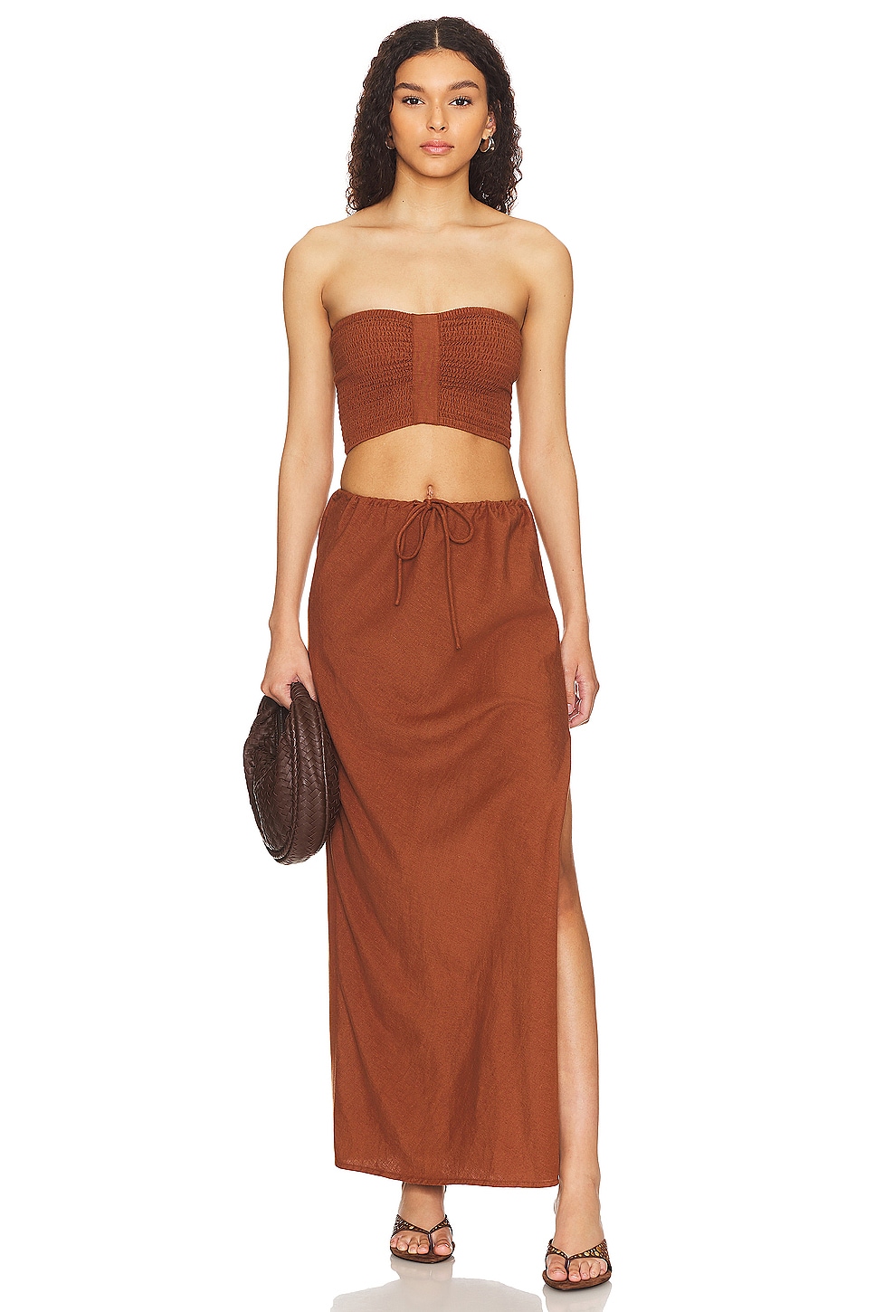 LSPACE Summer Feels Tube Top in Coffee | REVOLVE