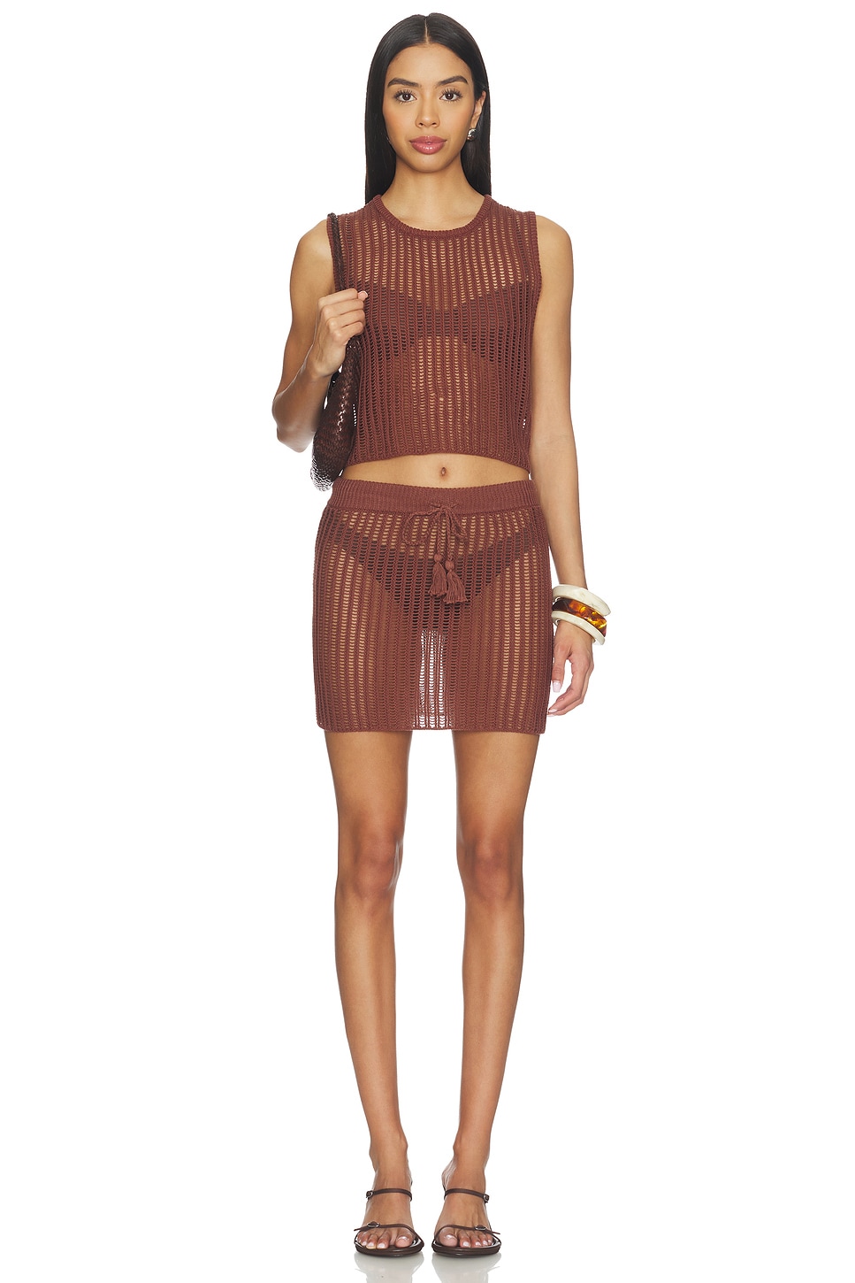 LSPACE Sander Top in Cafe | REVOLVE