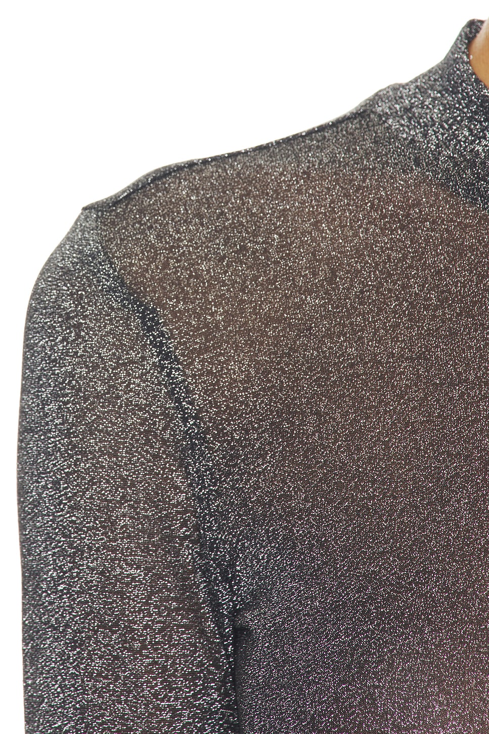 LSPACE Shimmer Long Sleeve Top