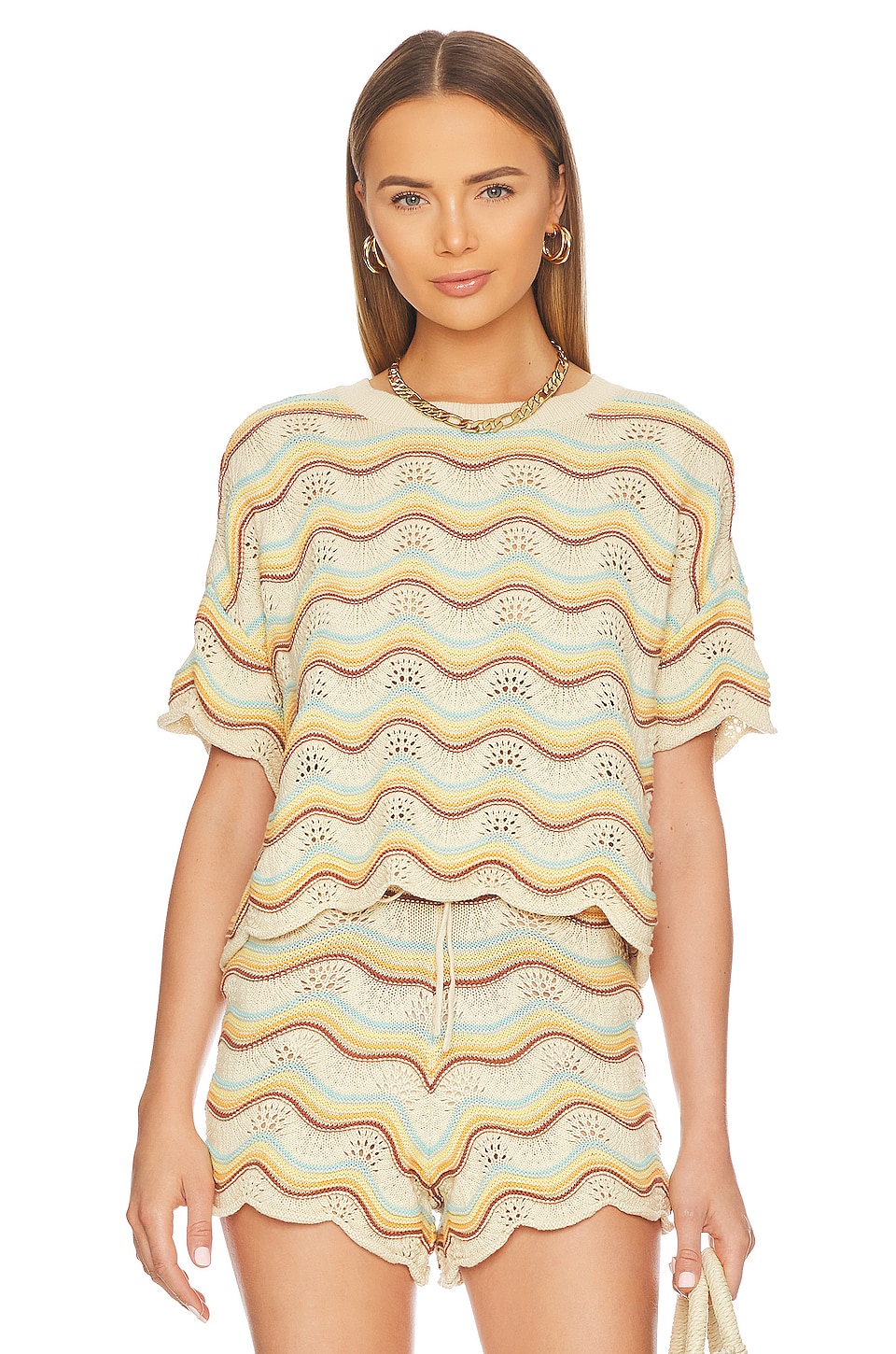 ls waves top + pant