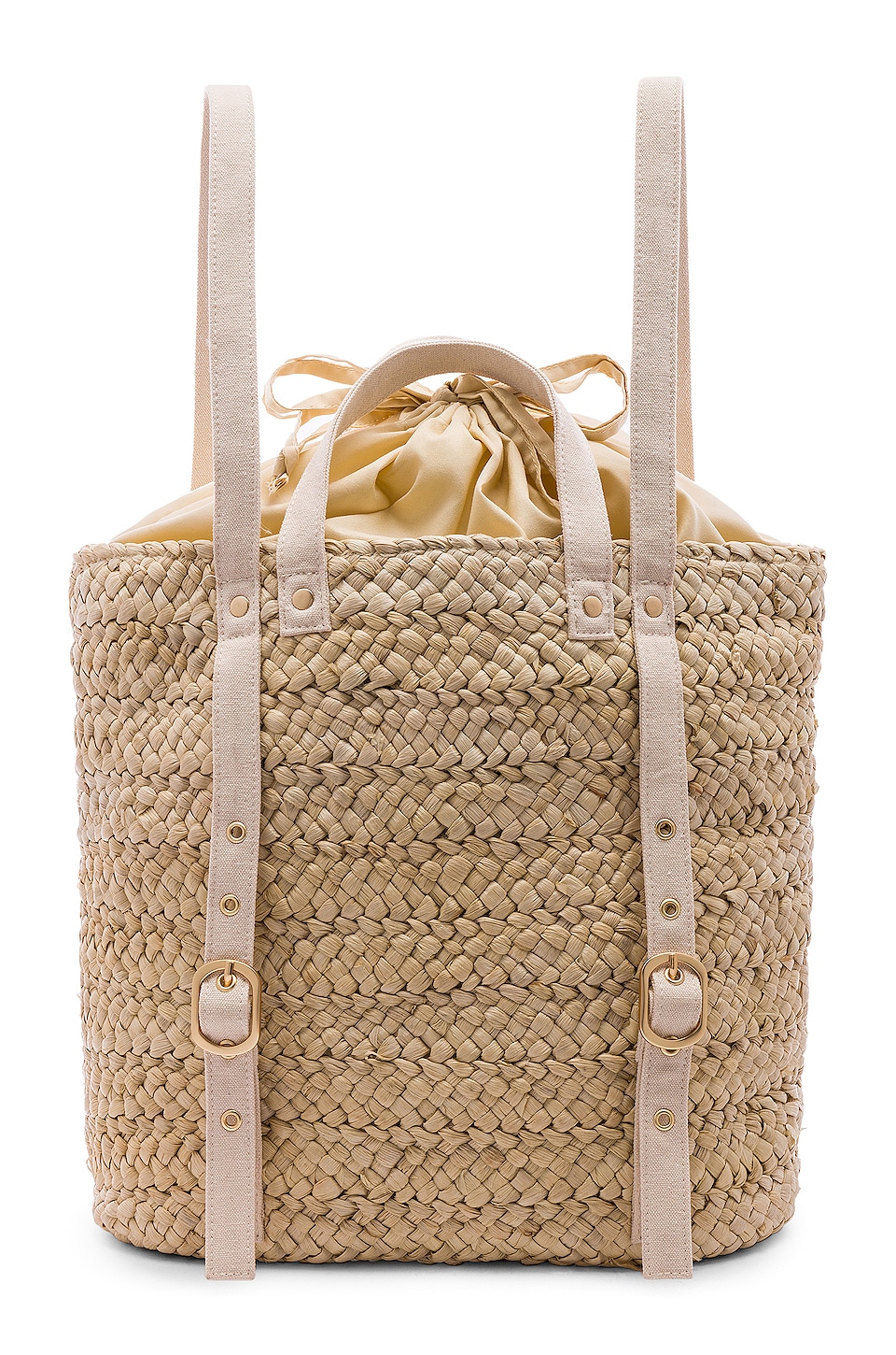 This summer, this is the bucket bag you need for beach day 🌊🏖️🐚 .  Weapons of Seduction: Quiver in Hot Sand Scale Canvas & Pink leather,  Quiver in Paris