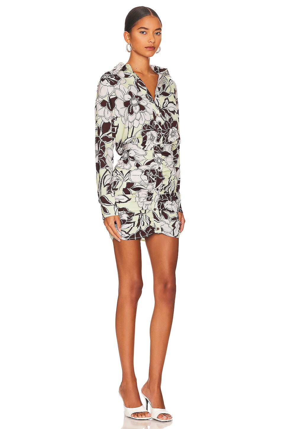 Le Superbe Rose Garden Dress in Mint Chip