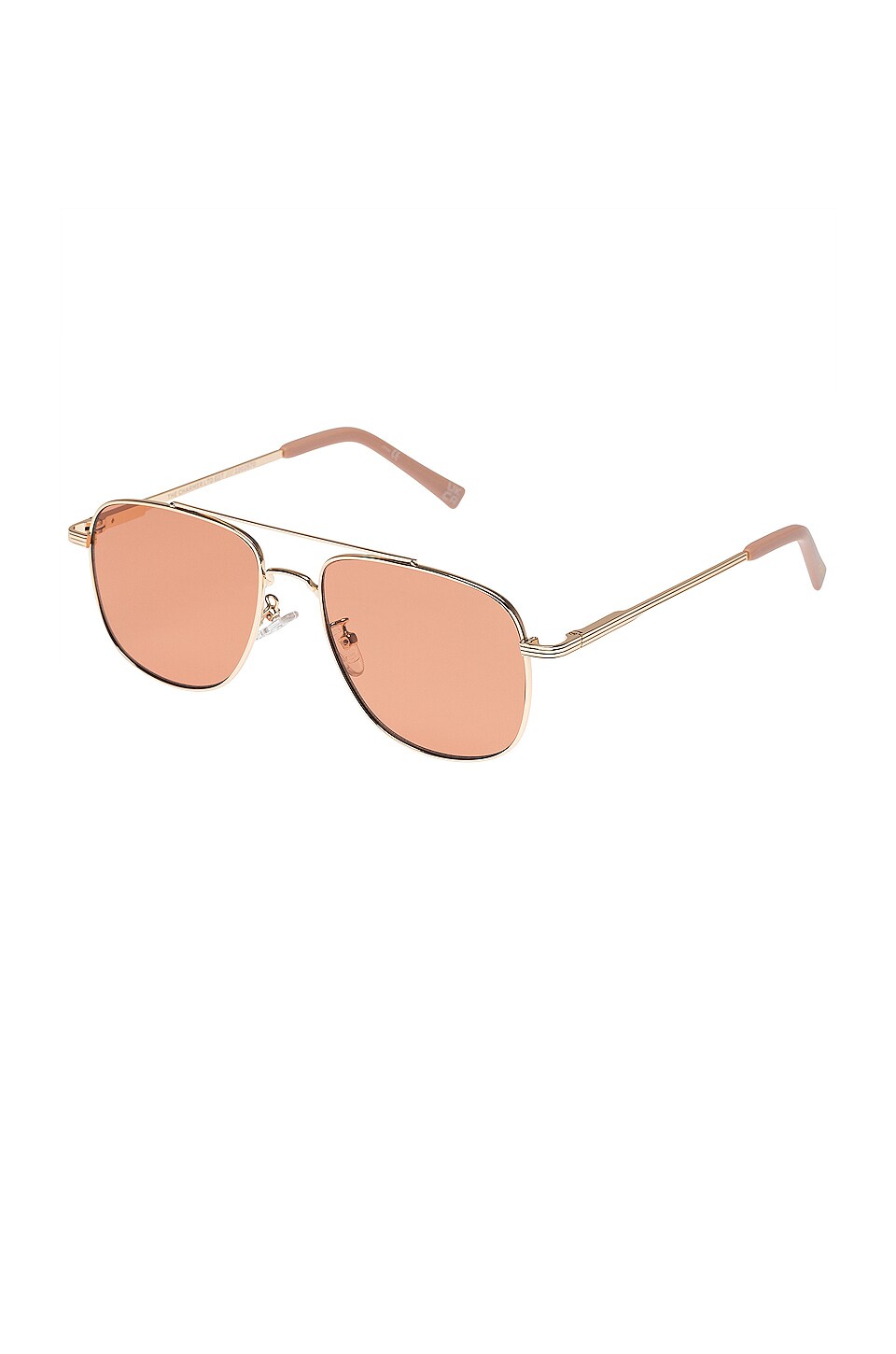 Le Specs x REVOLVE Charmer in Bright Gold & Cinnamon Tint