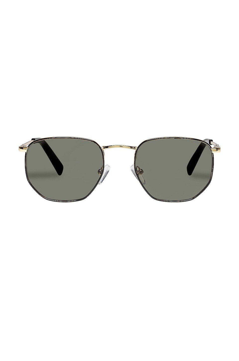 Le Specs Alto in Gold, Black & Khaki Mono | REVOLVE
