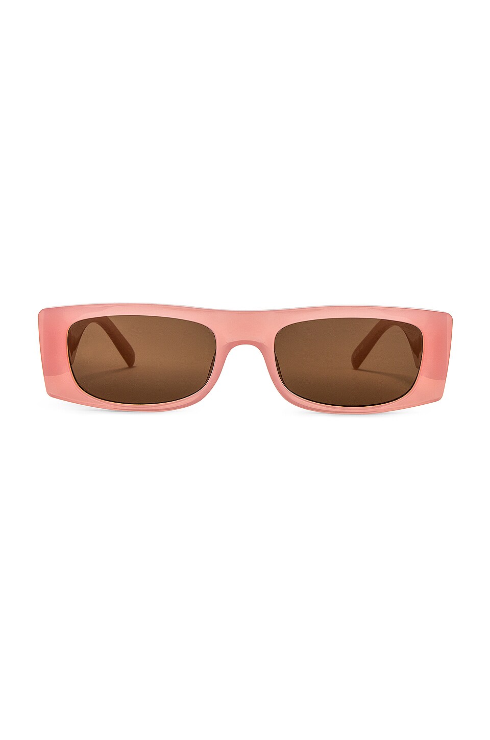 Le Specs Recovery in Flossy Pink & Brown Mono | REVOLVE