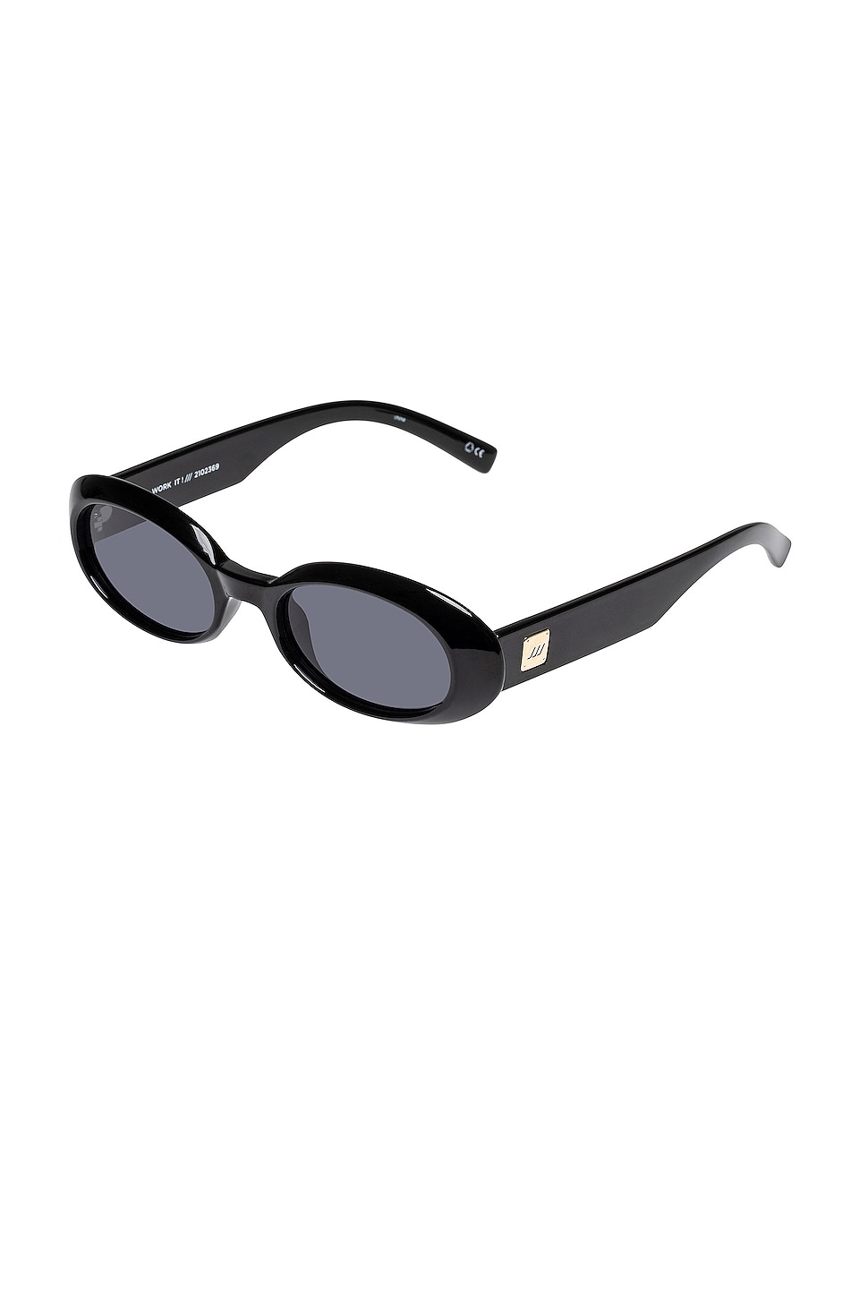 Le Specs Work It! in Black & Smoke Mono
