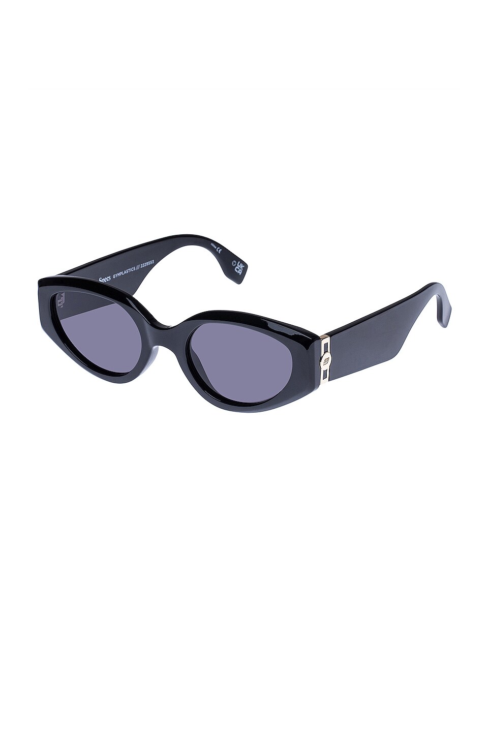 Le Specs Gymplastics in Black & Smoke Mono