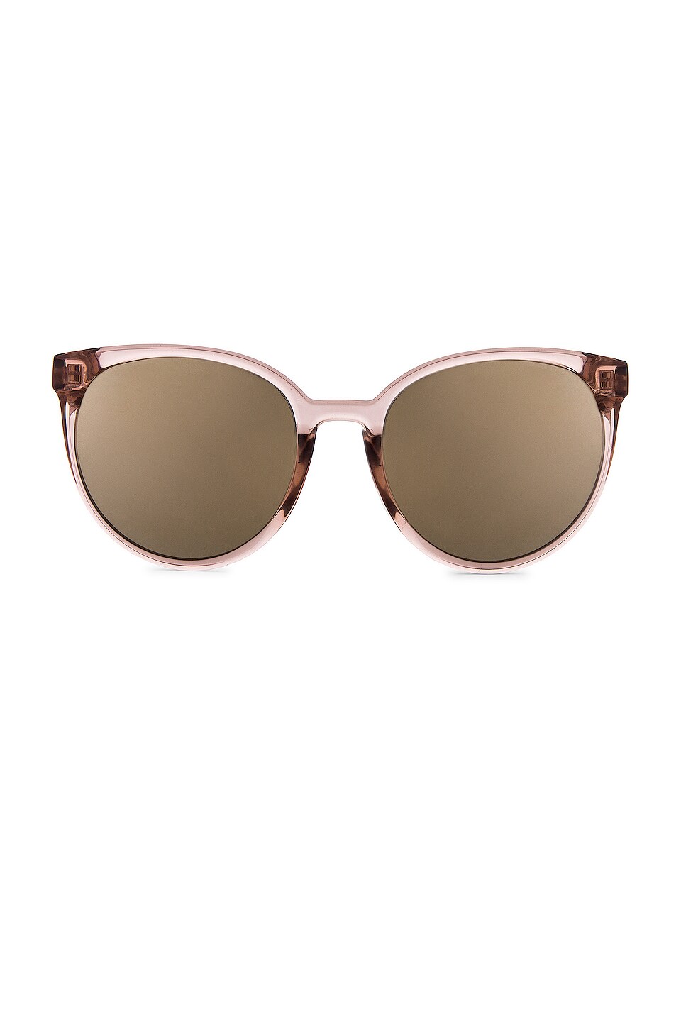 Le Specs Armada in Stone & Dark Gold Mirror | REVOLVE