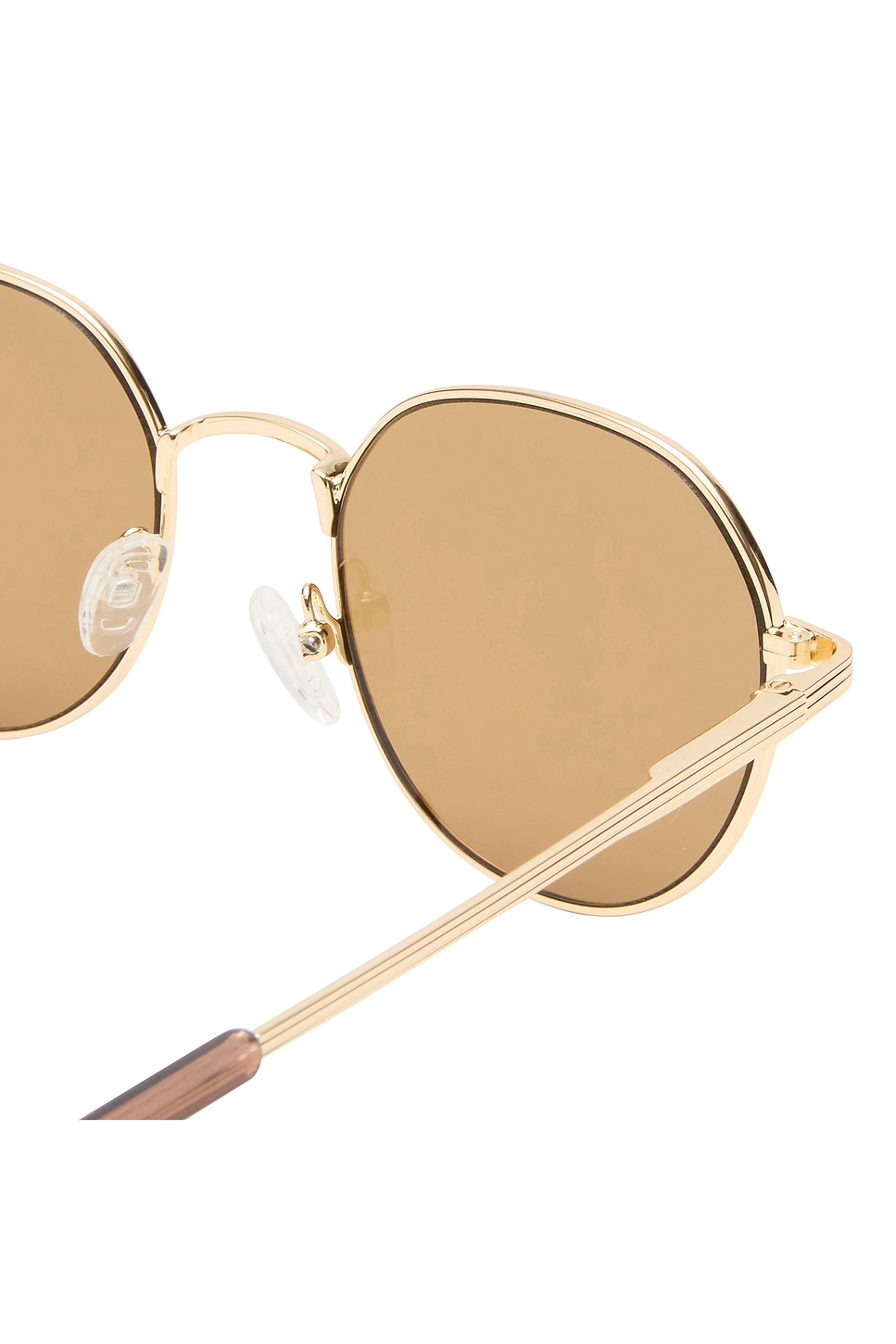 Le Specs サングラス - Gold & Light Brown Mono | REVOLVE