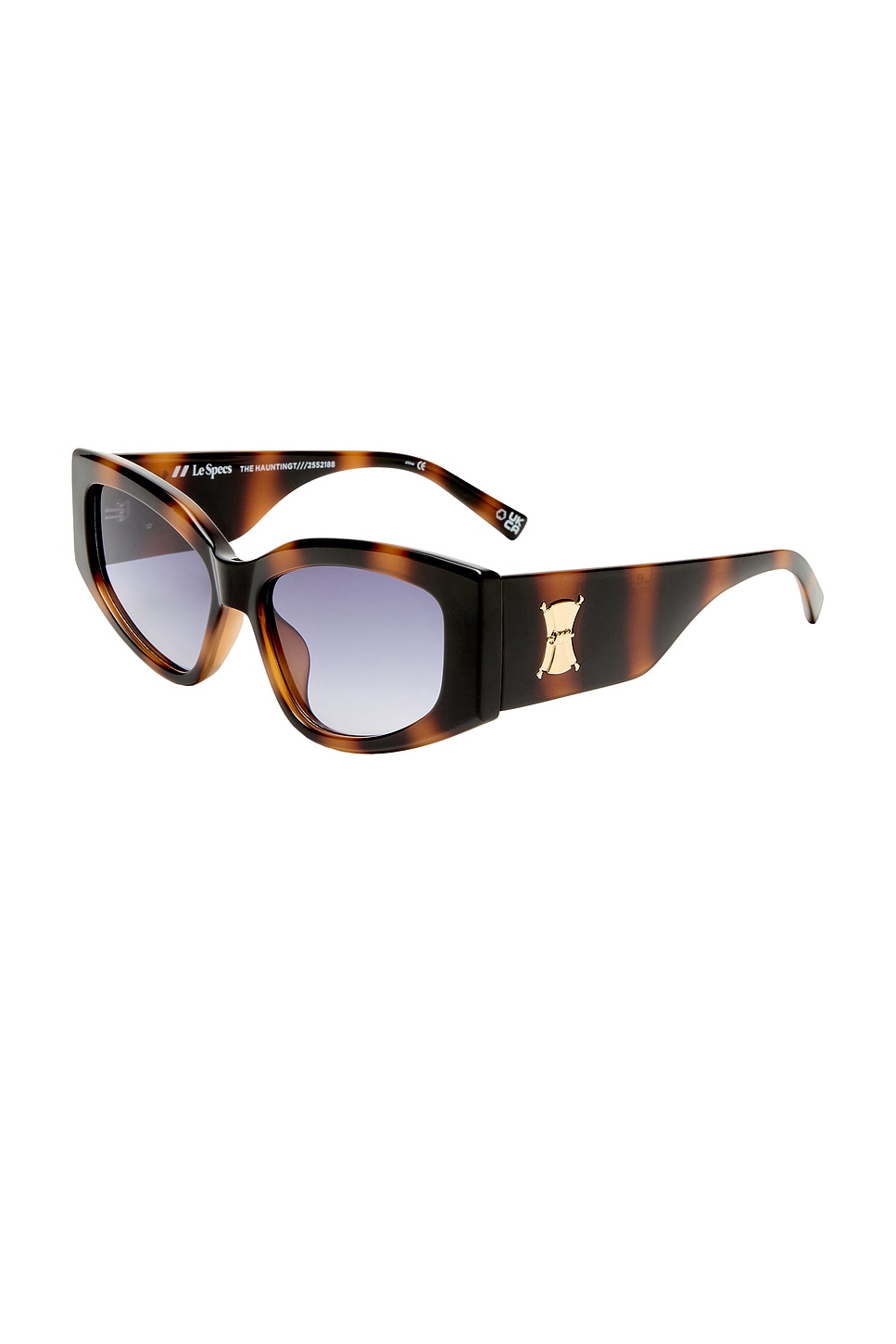 Le Specs The Haunting Sunglasses in Ombre Tort & Smoke Grad  display picture 3