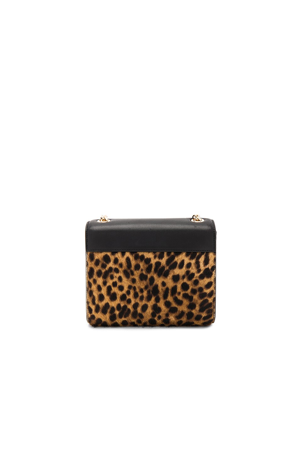 Luana Italy Marella Mini Shoulder Bag in Leopard Haircalf