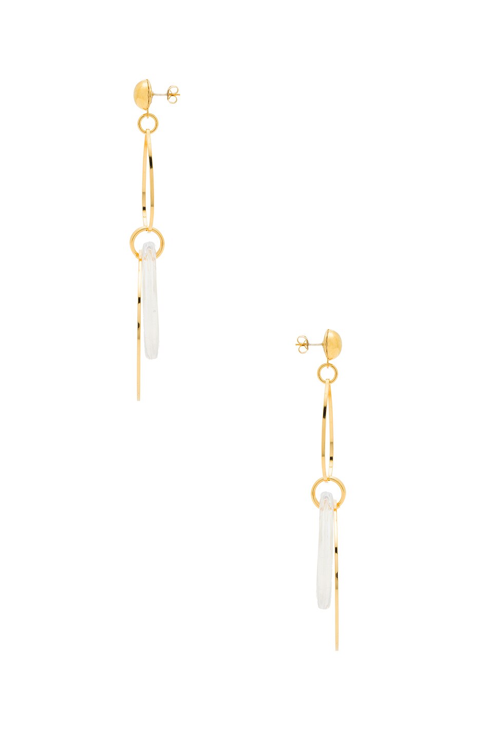 LARUICCI Linked Circle Earring in Gold