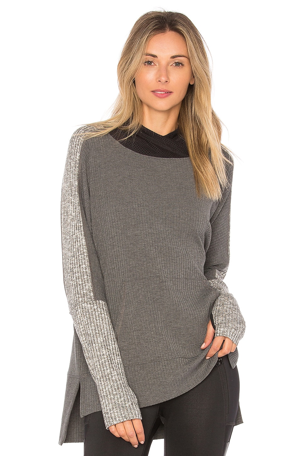 lukka lux Argon Pullover Hoodie in Smoke Rib | REVOLVE