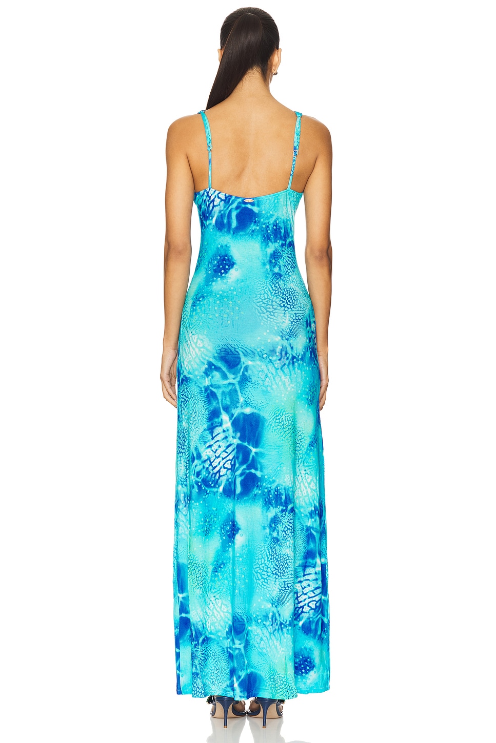 Plunge Long Dress - Thumbnail 3