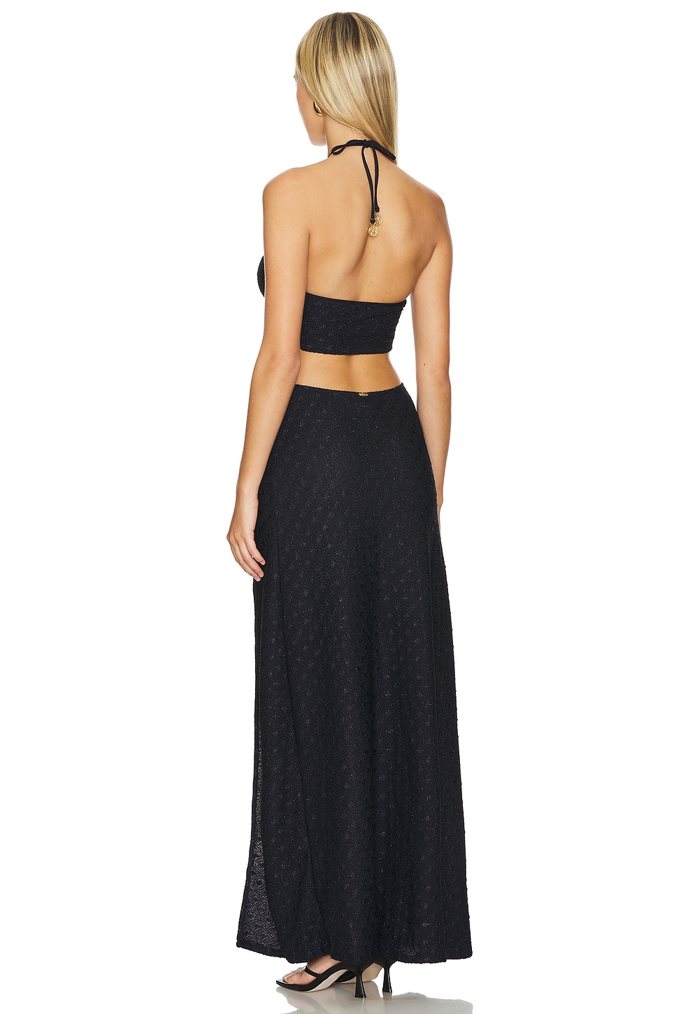 Luli Fama Brilla Double Loop Bandeau Long Dress thumbnail