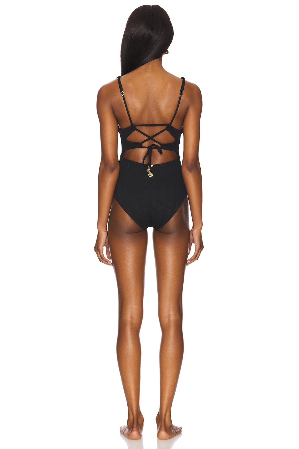 Underwire Plunge One Piece - Thumbnail 4