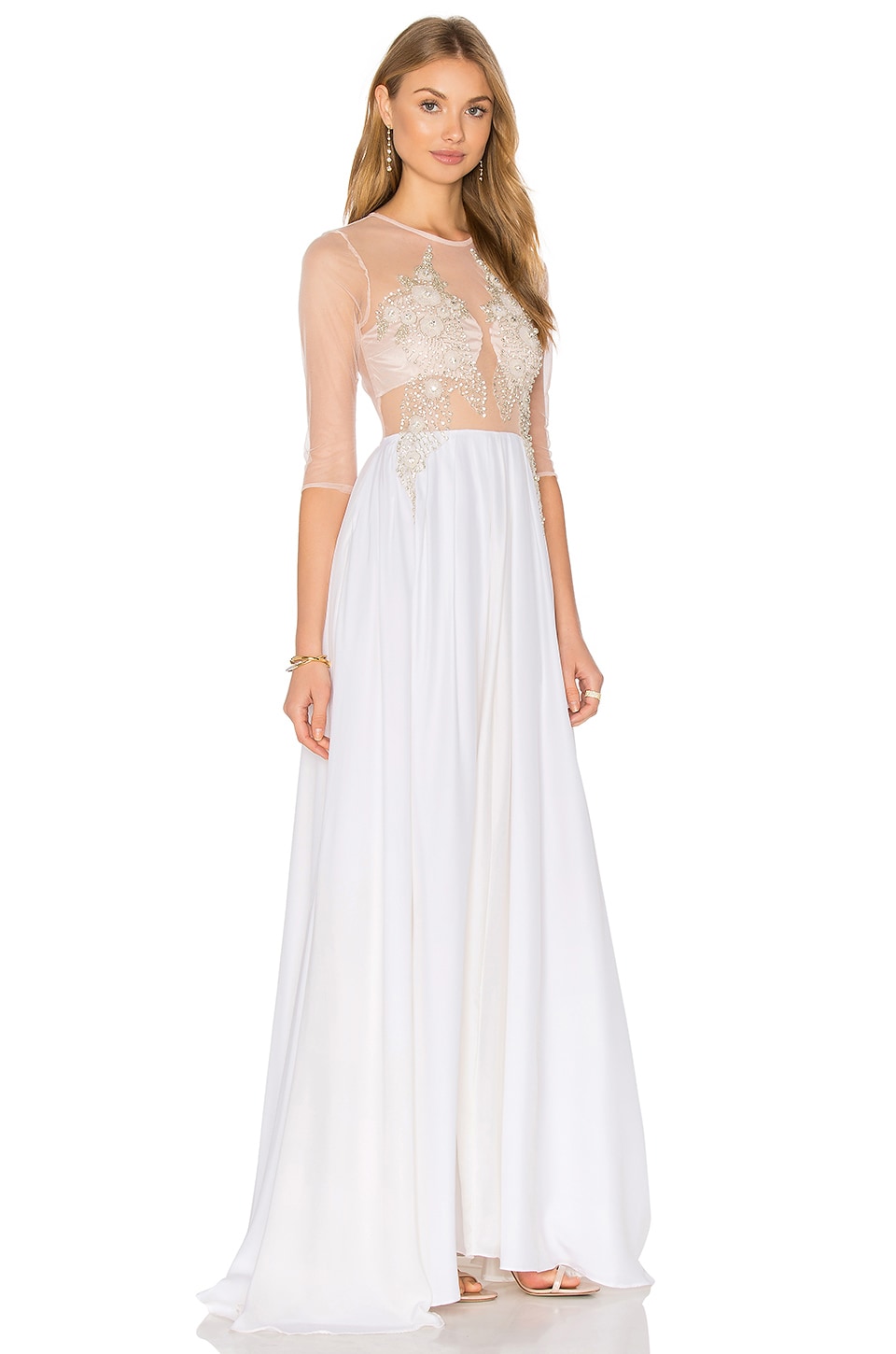 Lurelly Provence Gown in White