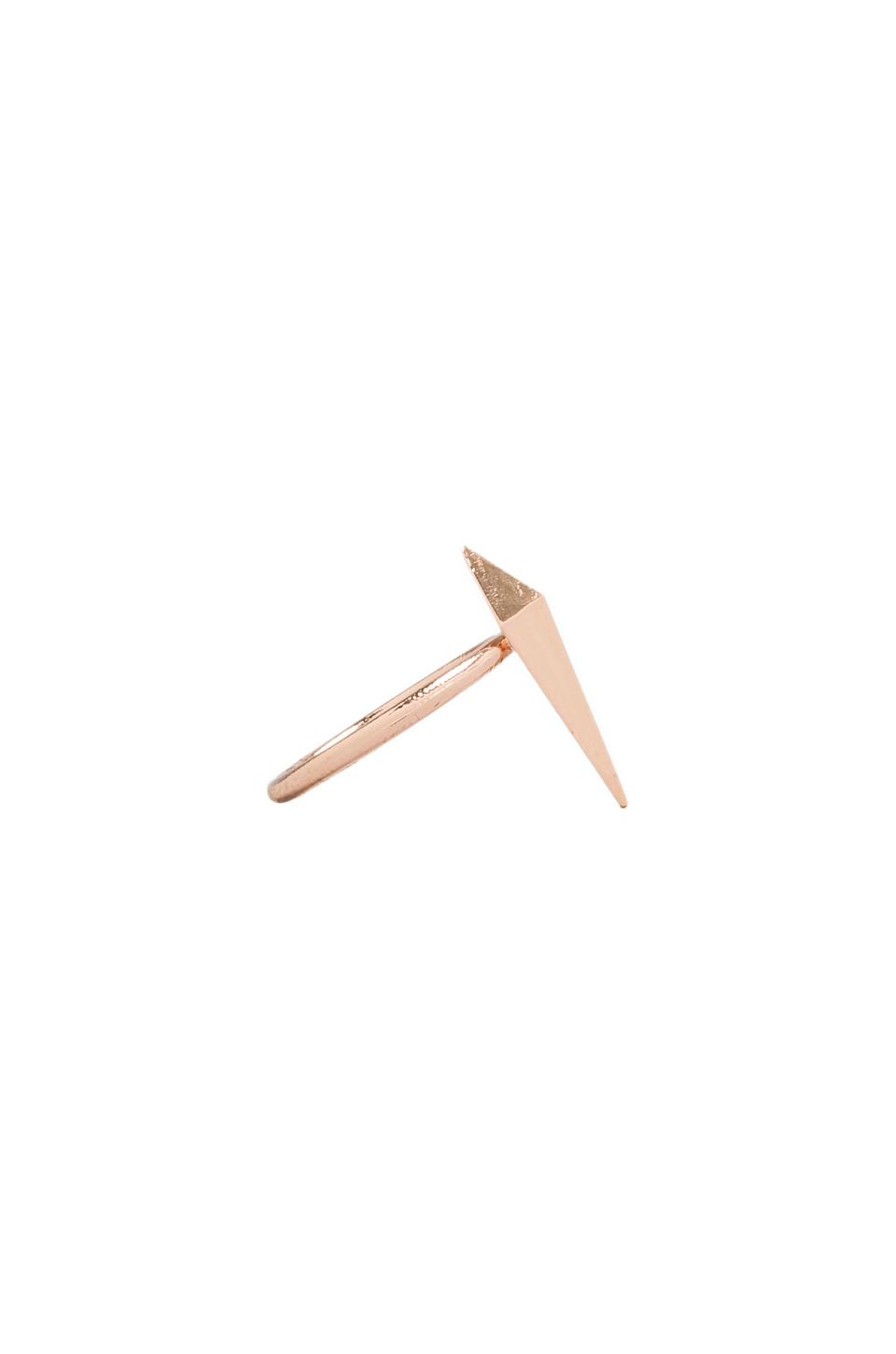 Luv AJ The Spike Ring in Rose Gold