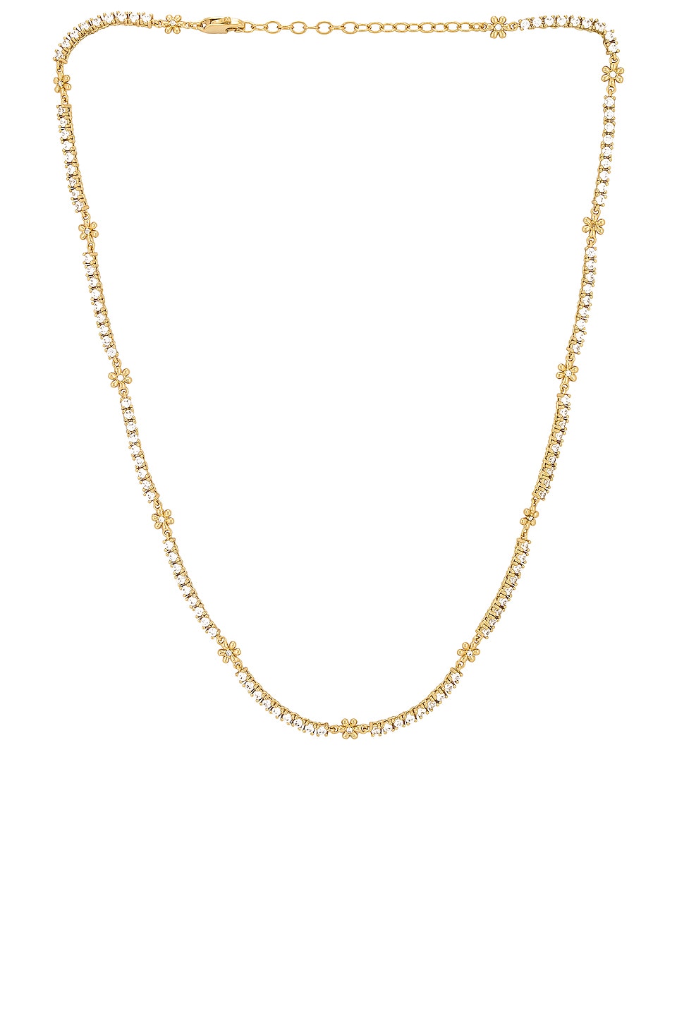 Luv AJ The Daisy Ballier Chain Necklace in Gold | REVOLVE
