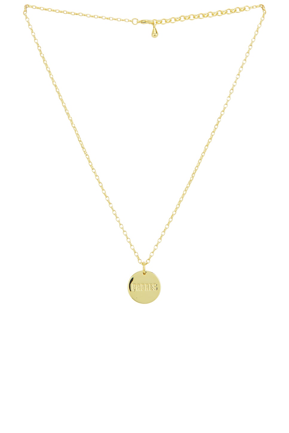Mlb Padres Logo Round Coin Necklace