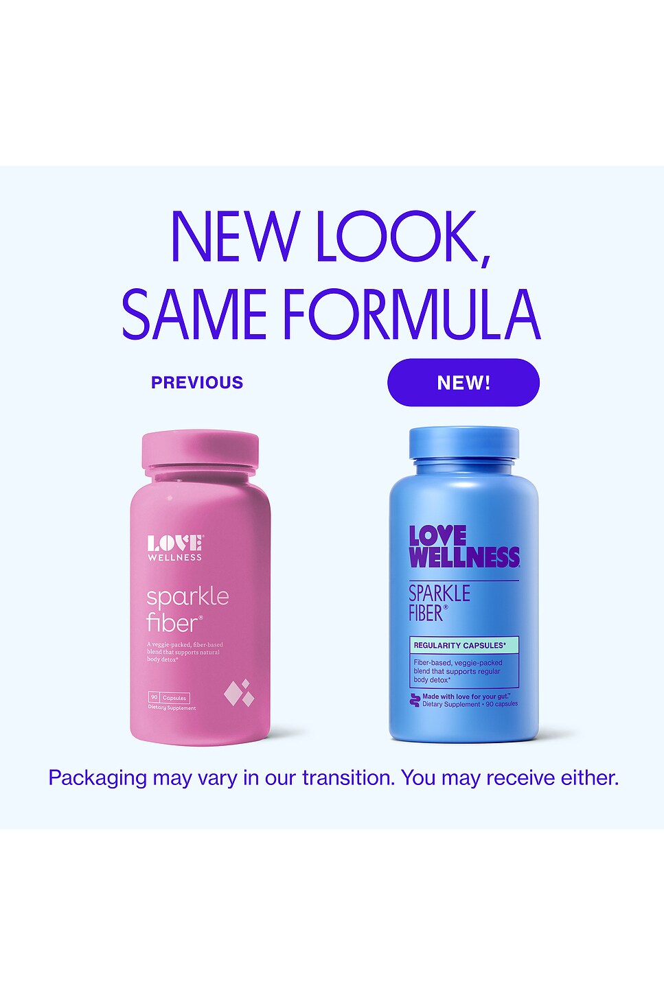 Love Wellness Sparkle Fiber Capsules