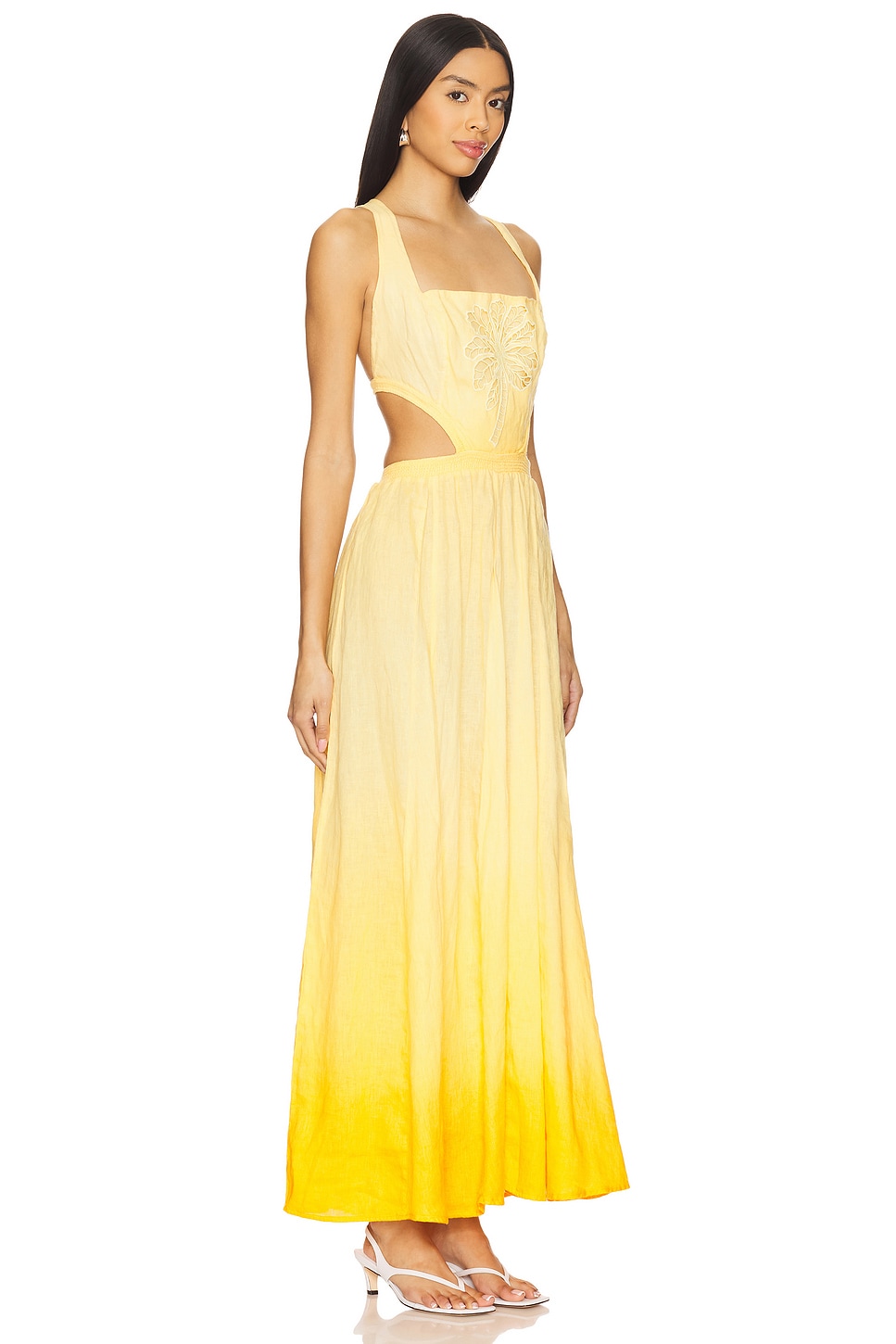 Boho Sunrise Canary Dress