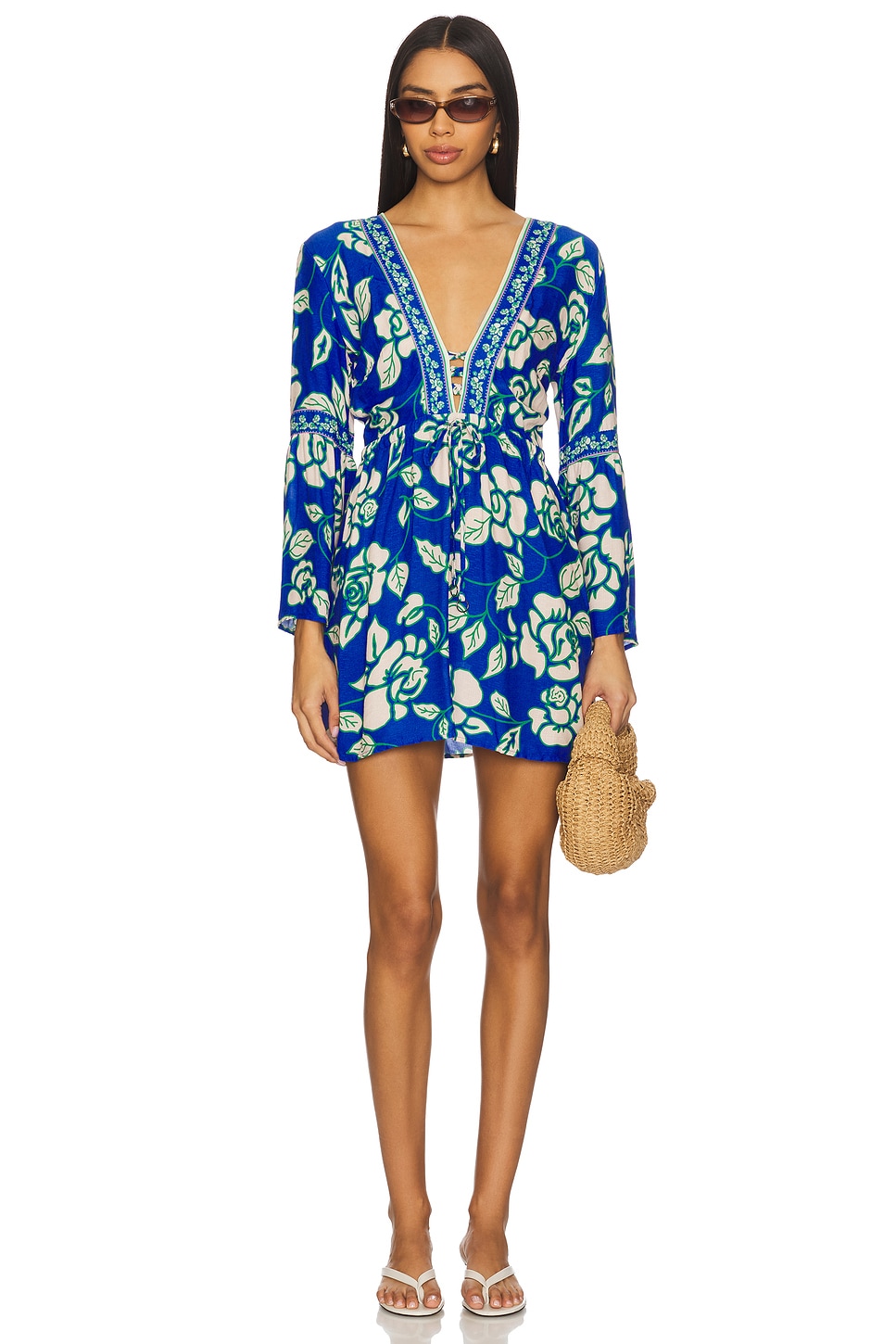 alice mccall blue floral dress Navy Maxi Dress main image 0