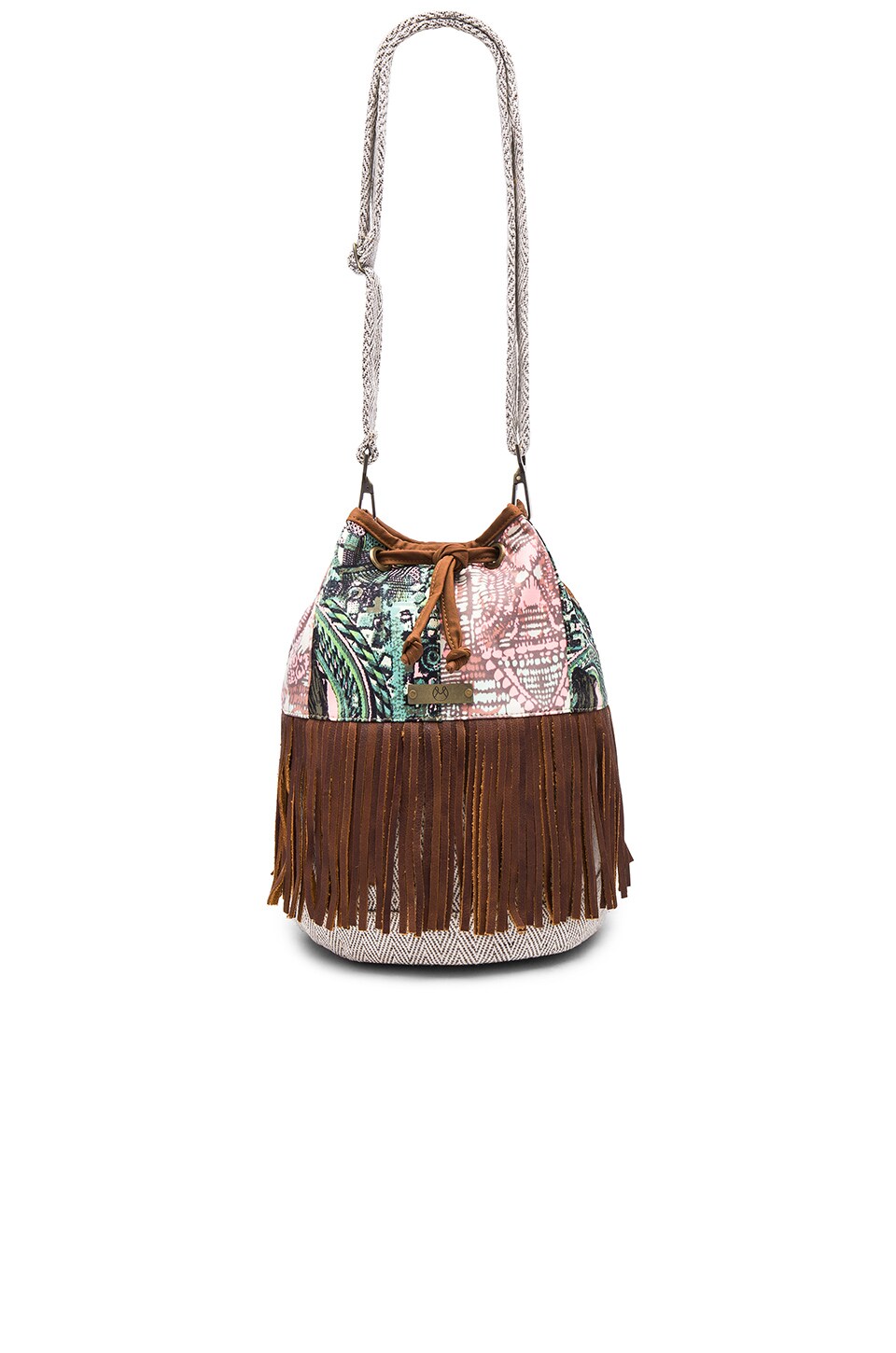 Maaji Medium Bag in Brown & Pink Multi | REVOLVE