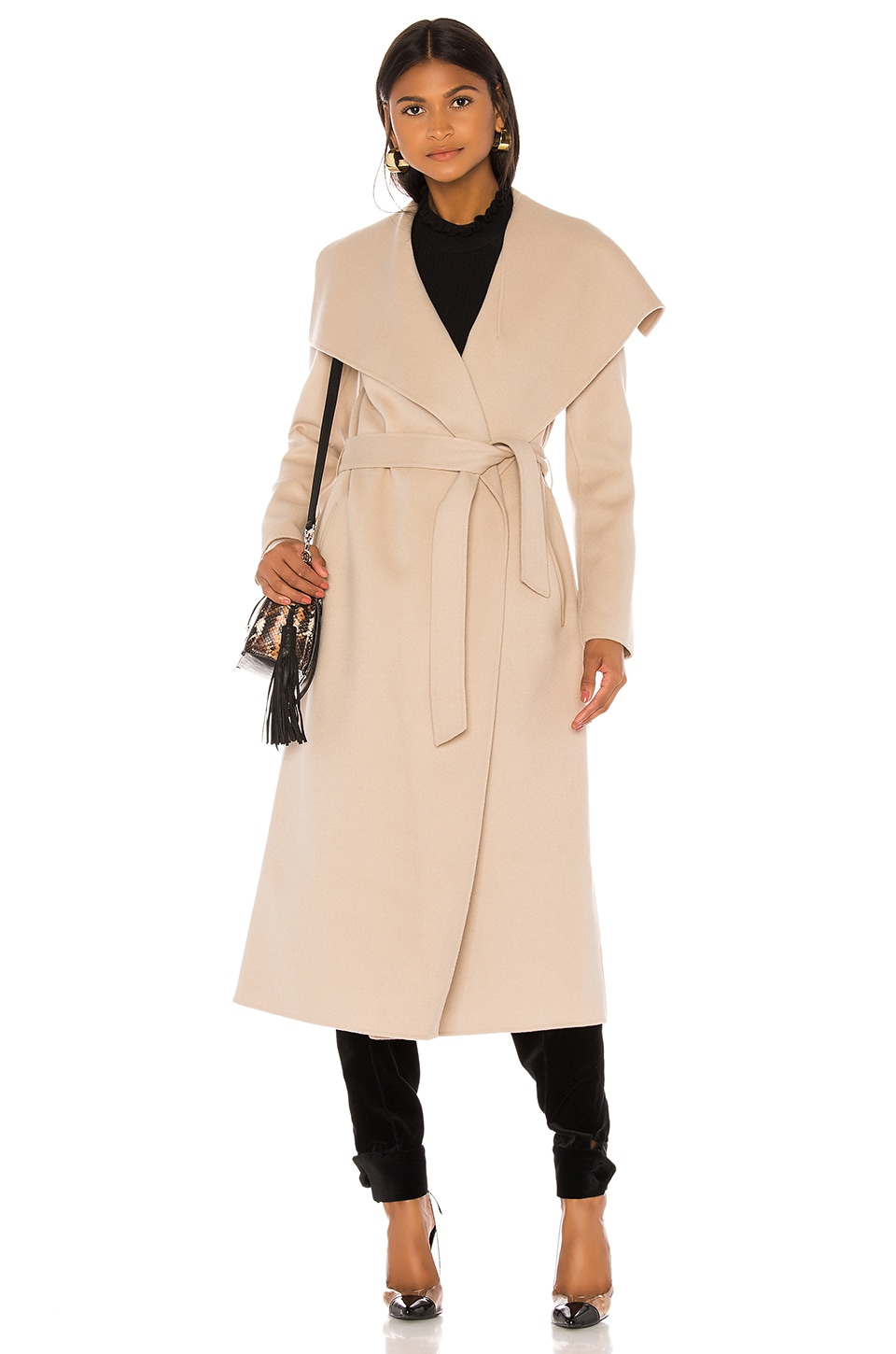 Mackage Mai Trench Coat in Sand