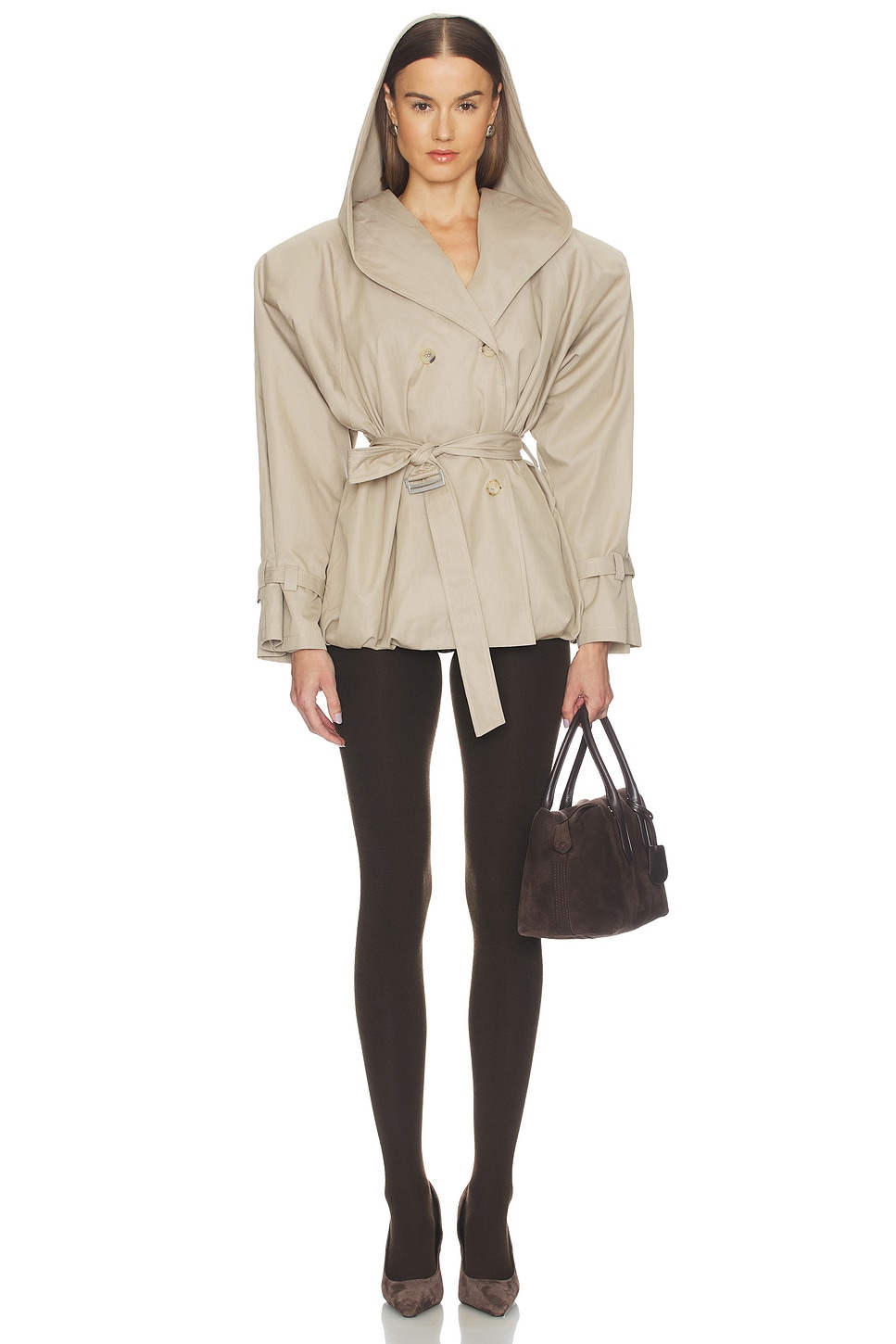 Belted Trench Jacket - thumbnail 3