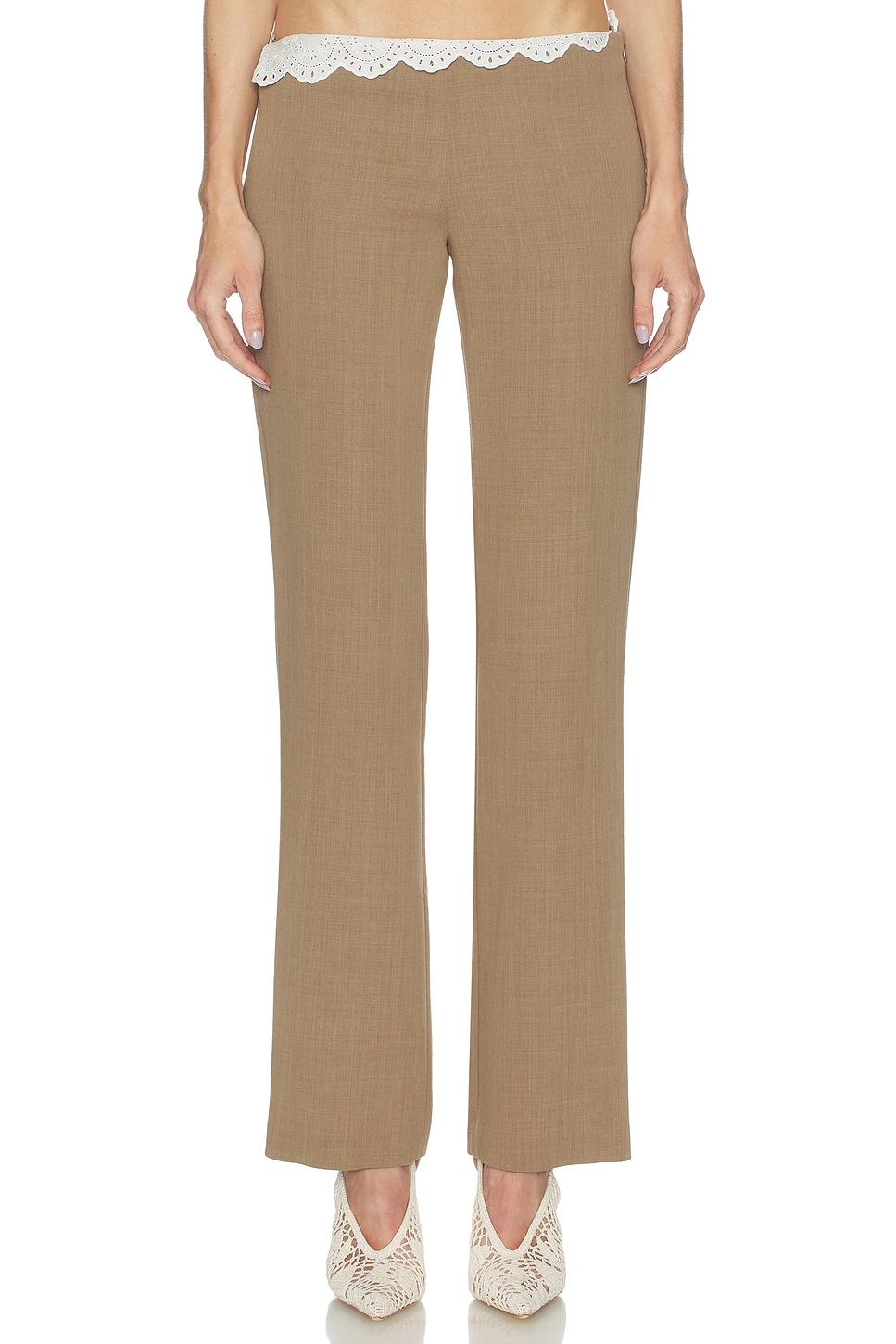 Scallop Waist Trouser - thumbnail 2