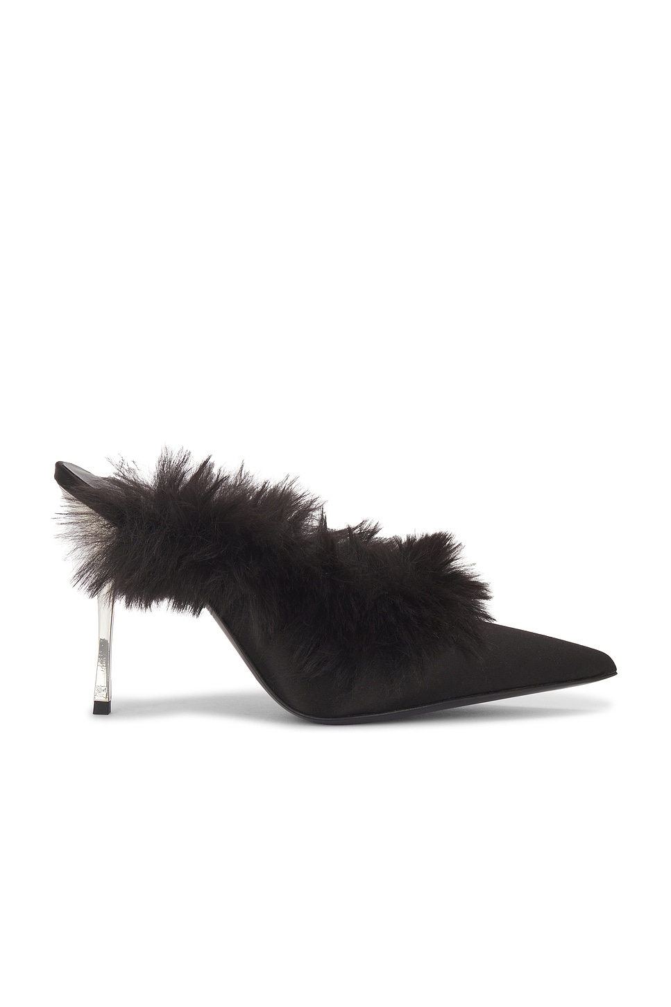 サンダル・ミュール MAGDA BUTRYM SS25 Black mesh slippers (642525 BLACK) Thong sandals in black leather