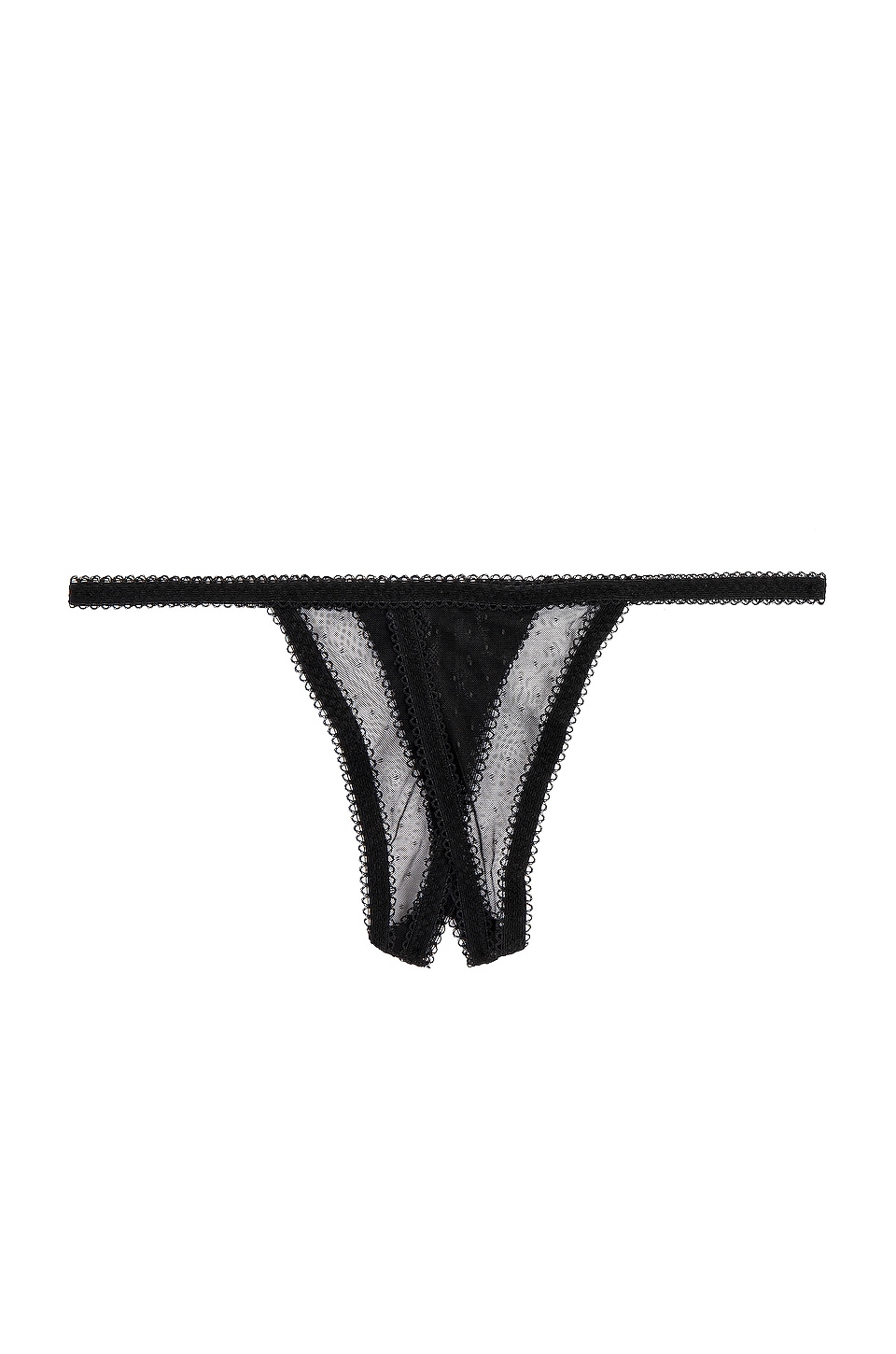 MAISON CLOSE Naked Thong in Black | REVOLVE