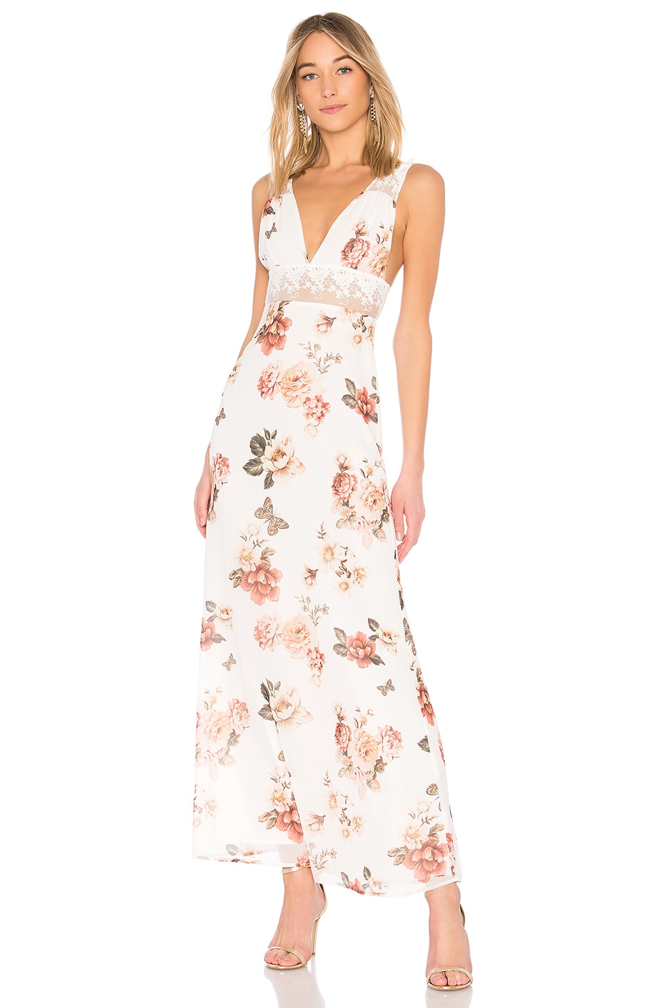 MAJORELLE Maggie Dress in White Zinnia | REVOLVE