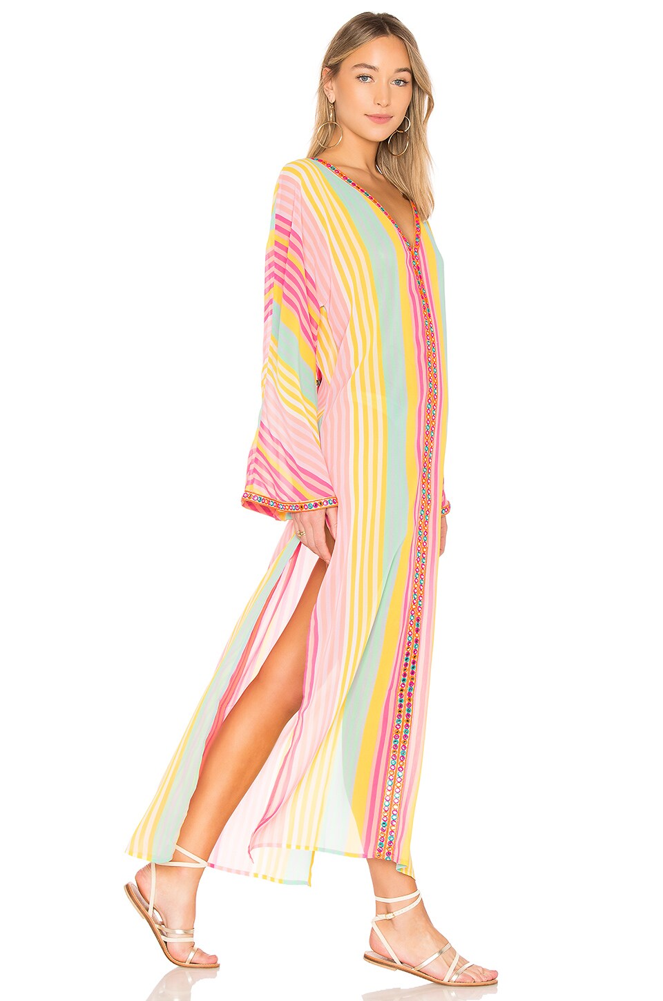 MAJORELLE Getaway Caftan Mini in Sherbert
