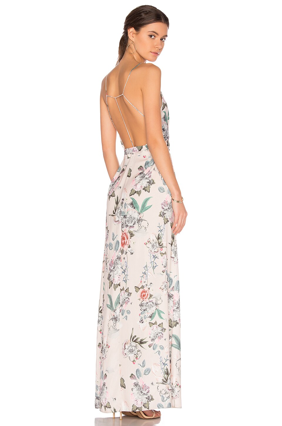 MAJORELLE Cubano Maxi Dress in Multi Flora