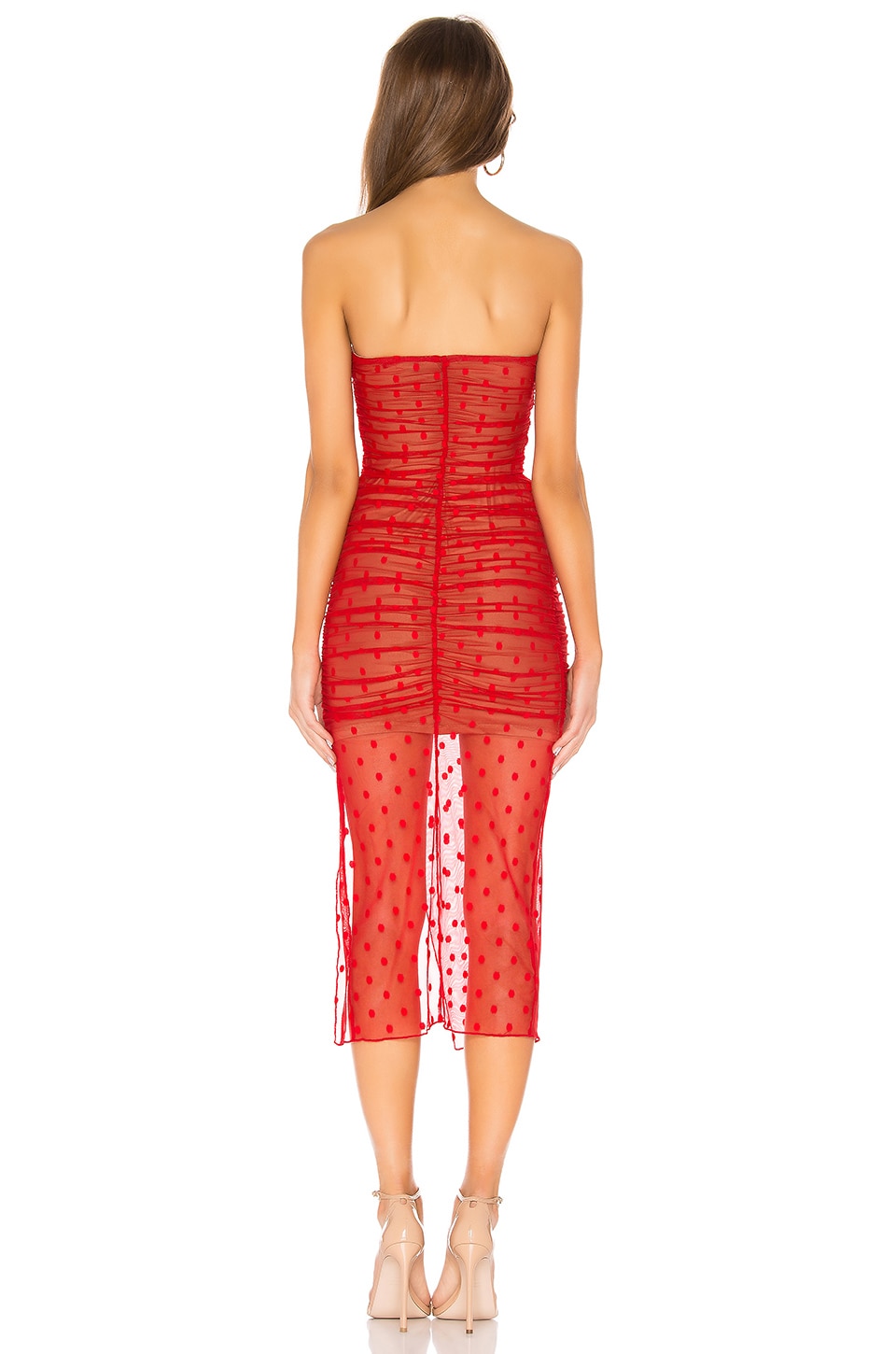 Shop Majorelle Brady Dress In Red