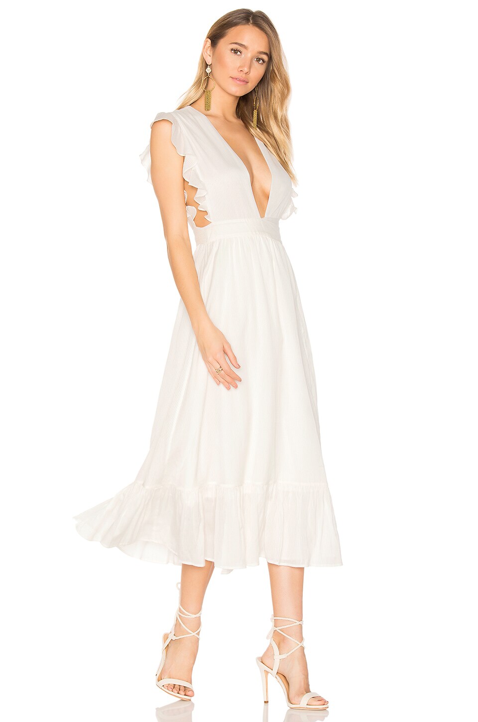 MAJORELLE Mistwood Dress in Ivory