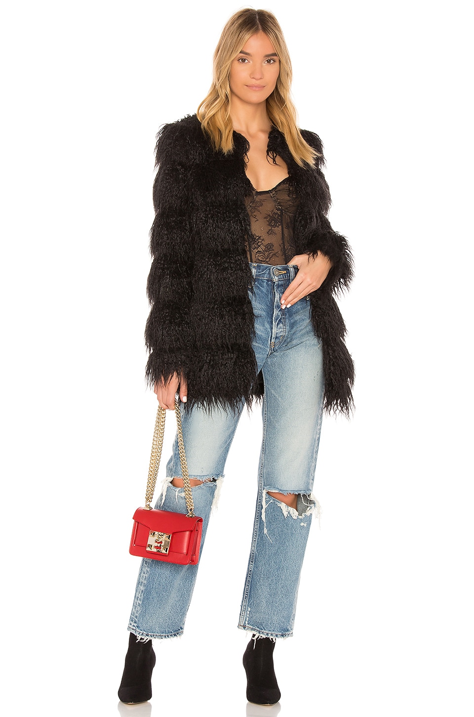 Vale Faux Fur Coat