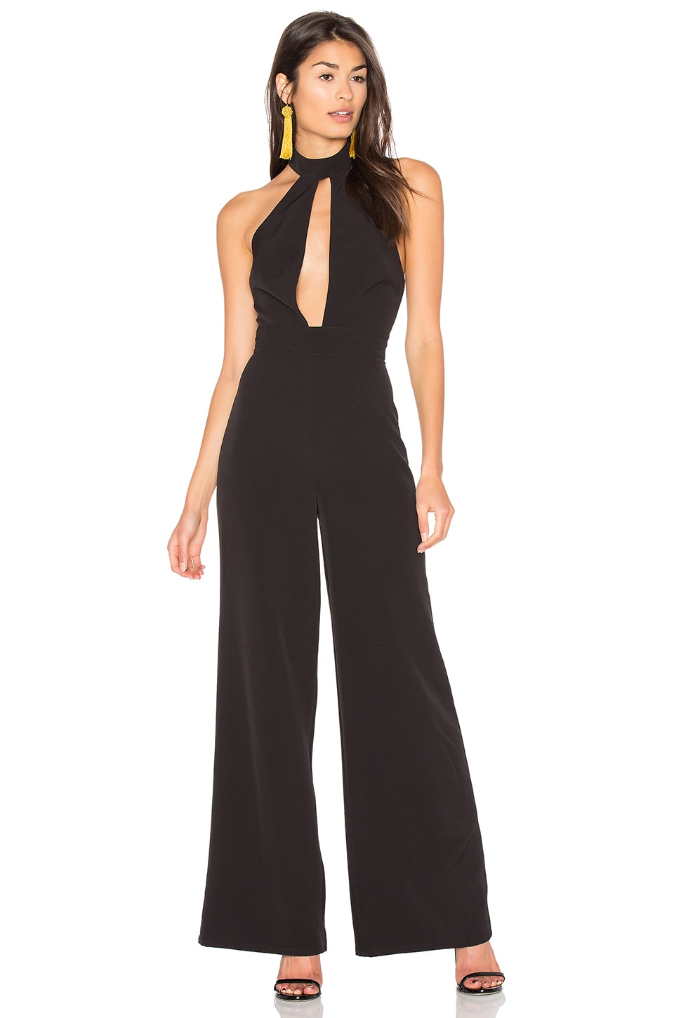 MAJORELLE Sierre Siren Jumpsuit in Black