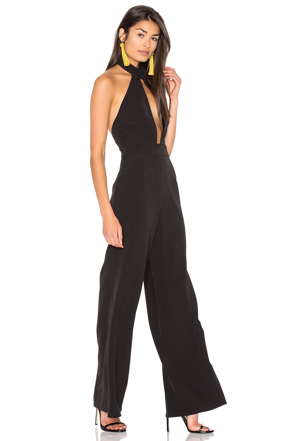 MAJORELLE Sierre Siren Jumpsuit in Black