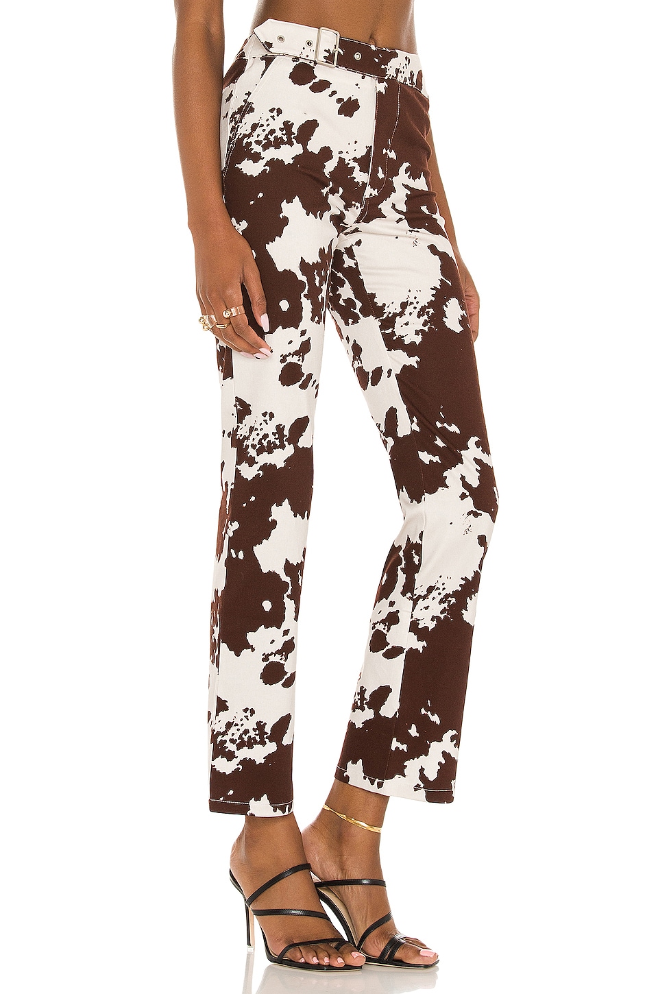 Miaou Lou Pants in Cow