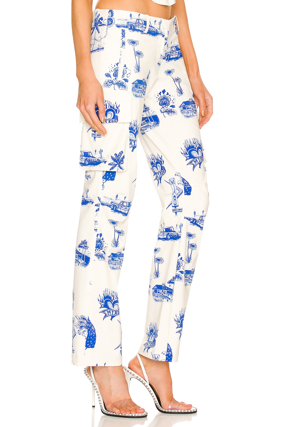 Miaou Raven Cargo Pant in Cry Baby