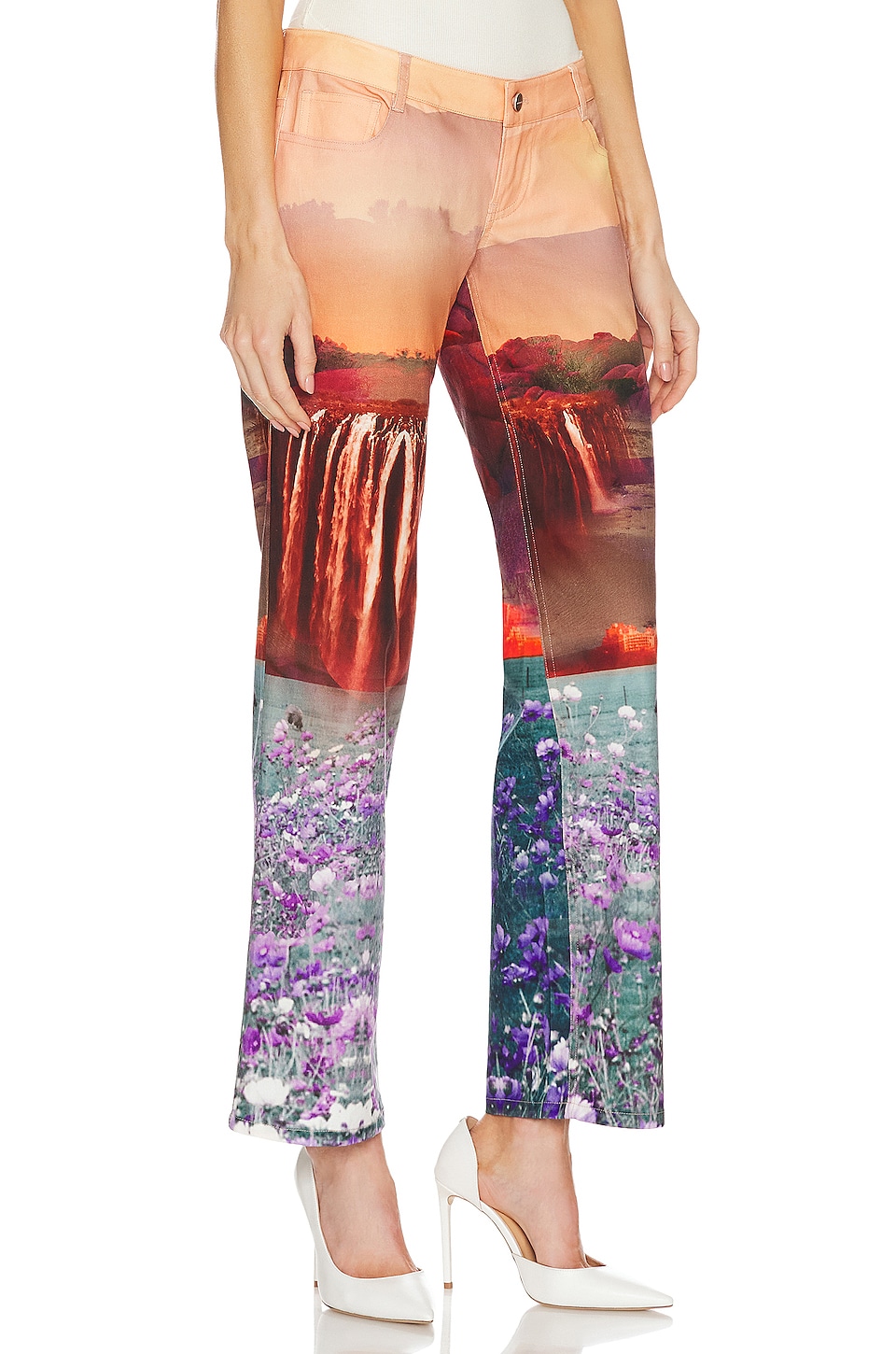Miaou Atlas Pant in Oasis