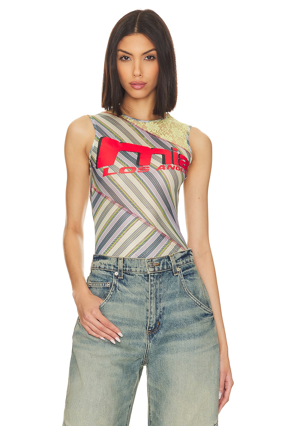 Miaou Sasha Top in Katia Plaid