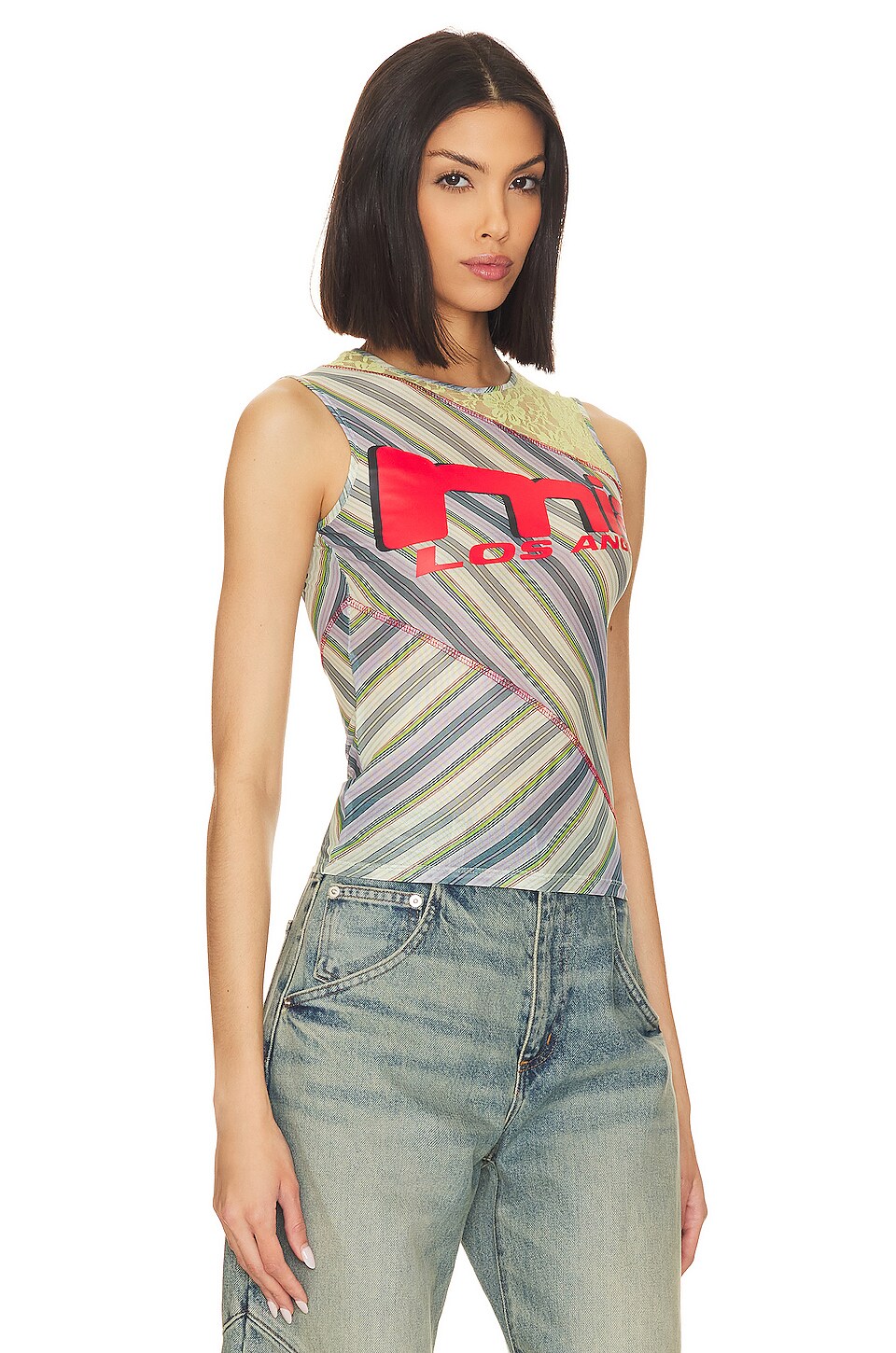 Miaou Sasha Top in Katia Plaid