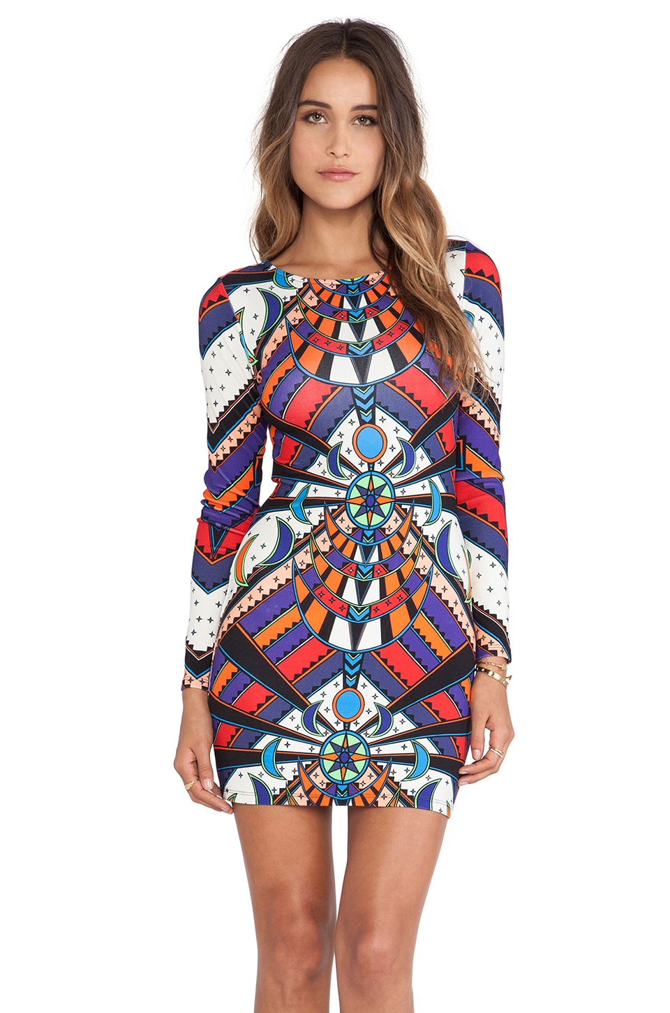 lunar eclipse midi dress