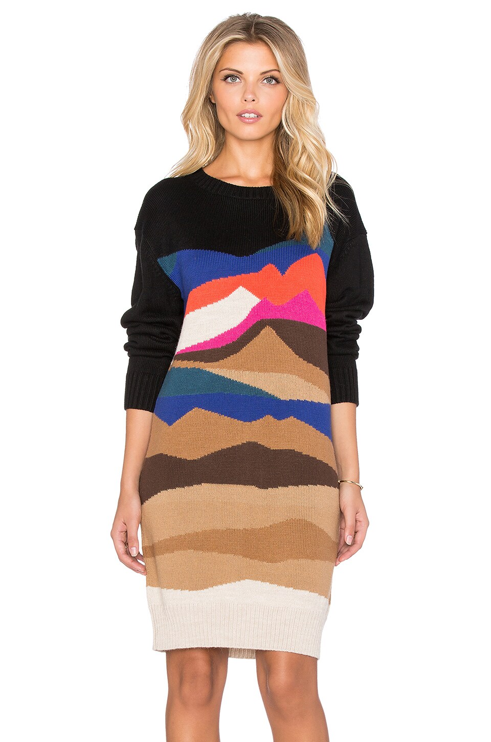 mara hoffman sweater dress