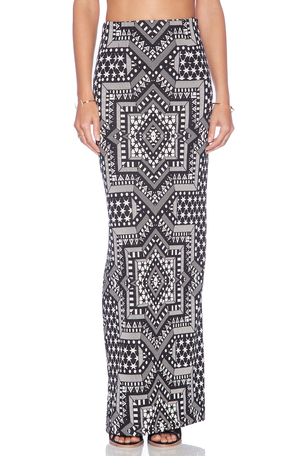 Mara Hoffman High Waisted Maxi Skirt in Star Jacquard | REVOLVE